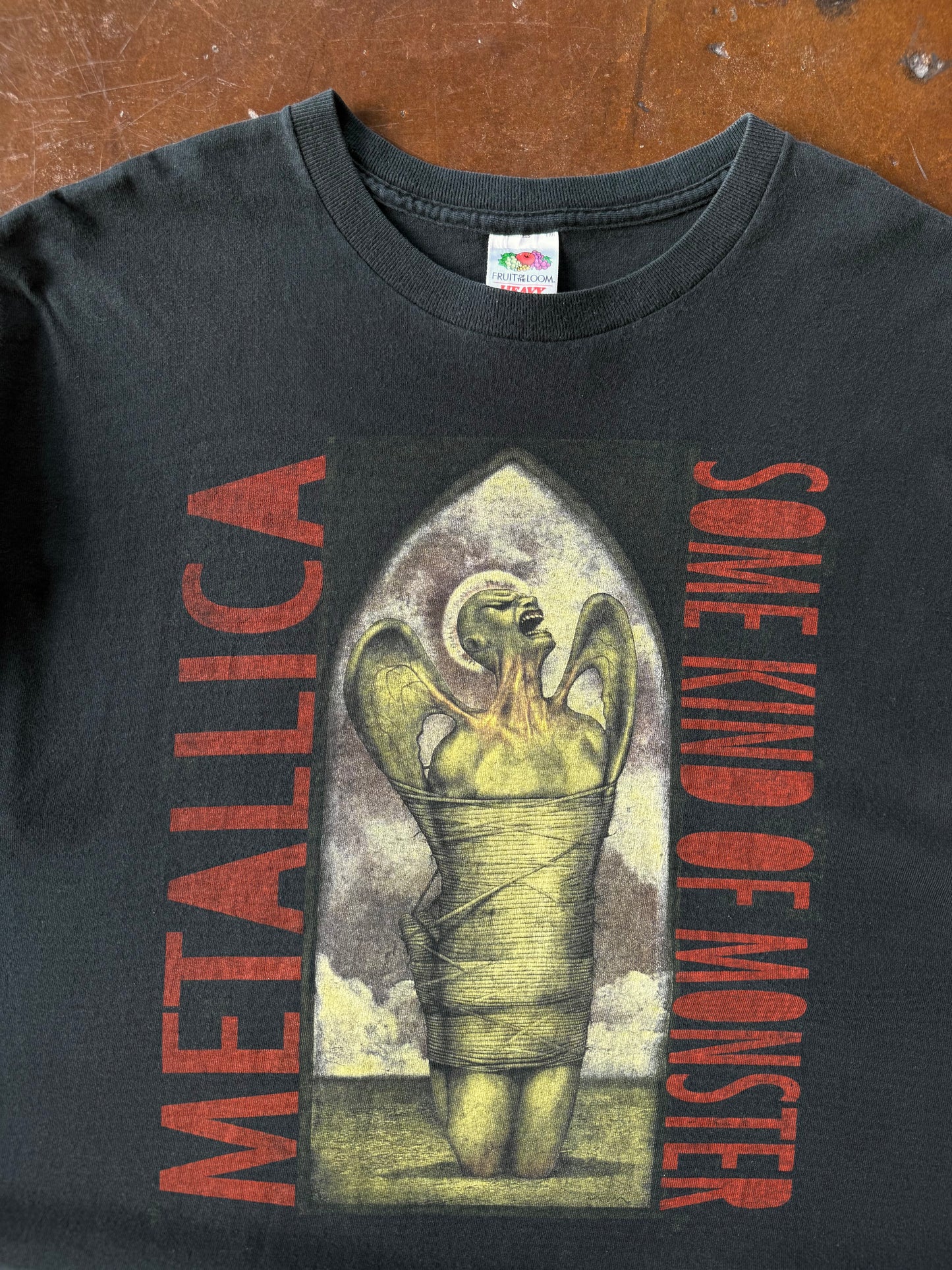 2000s Metallica "some kind of monster" band shirt (LARGE)