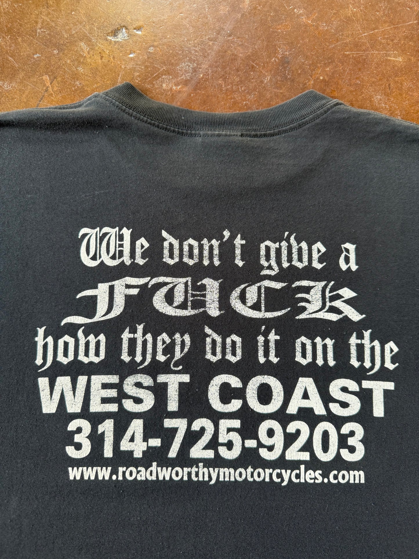 2000s West Coast Suckers "jesse who!" biker parody longsleeve shirt (XL)