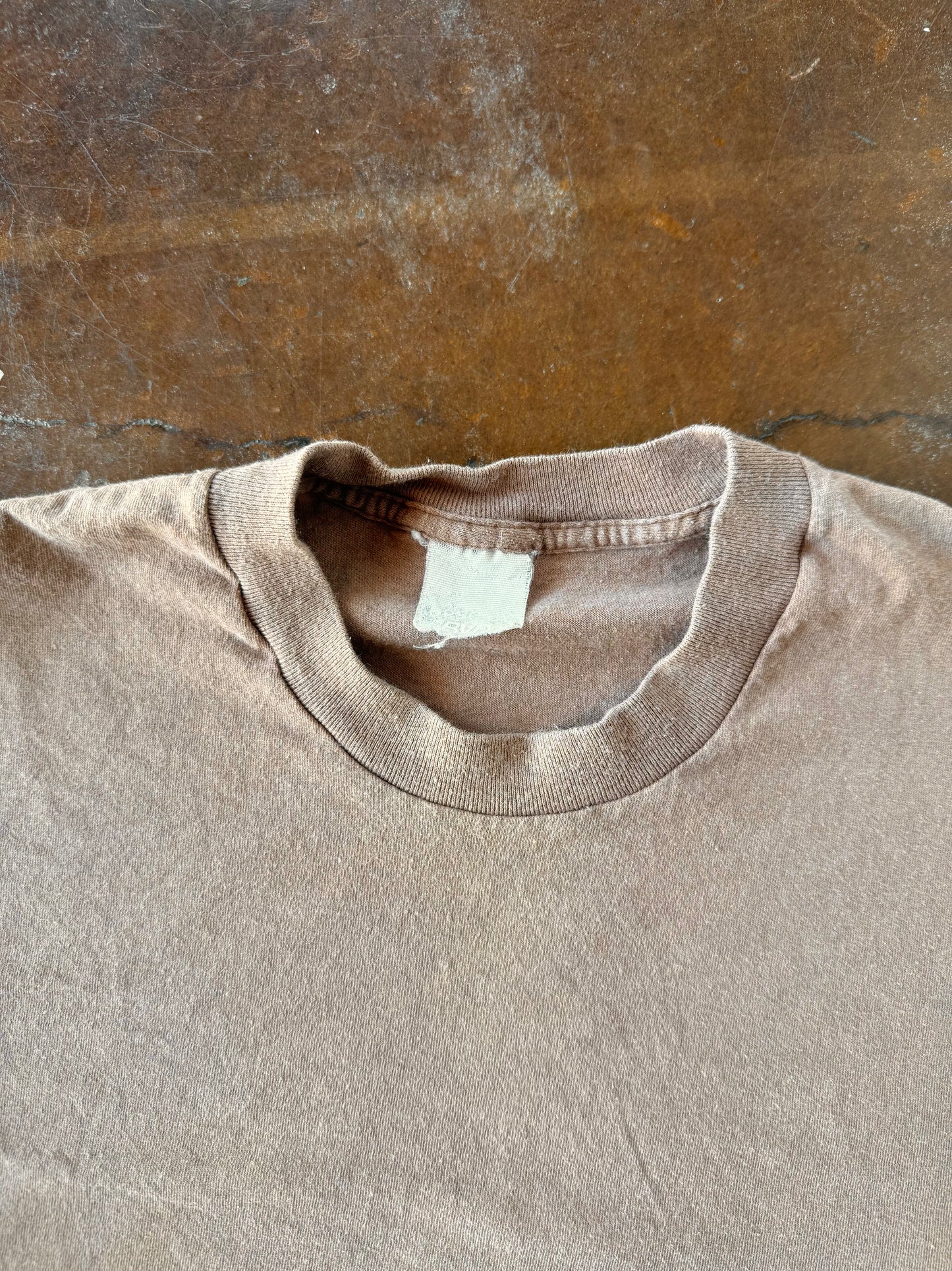 90s Brown blank shirt (LARGE)