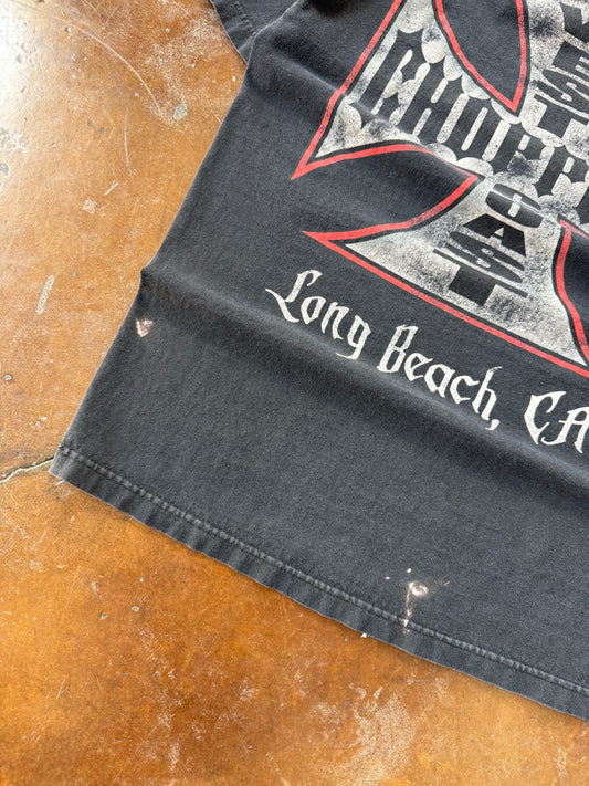 2000s West Coast Choppers "red logo" shirt (LARGE)