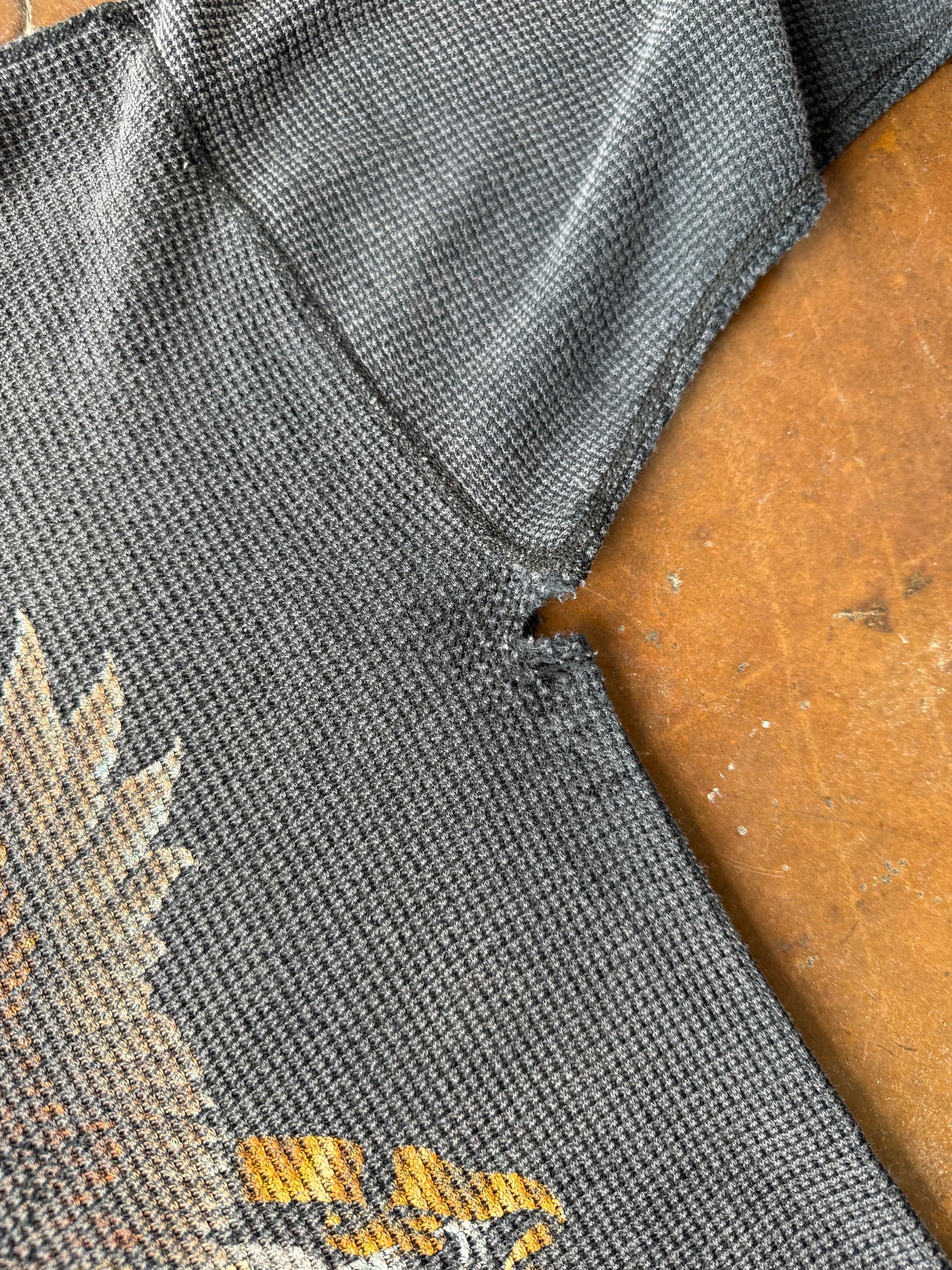80s Harley Davidson thermal longsleeve (XL)