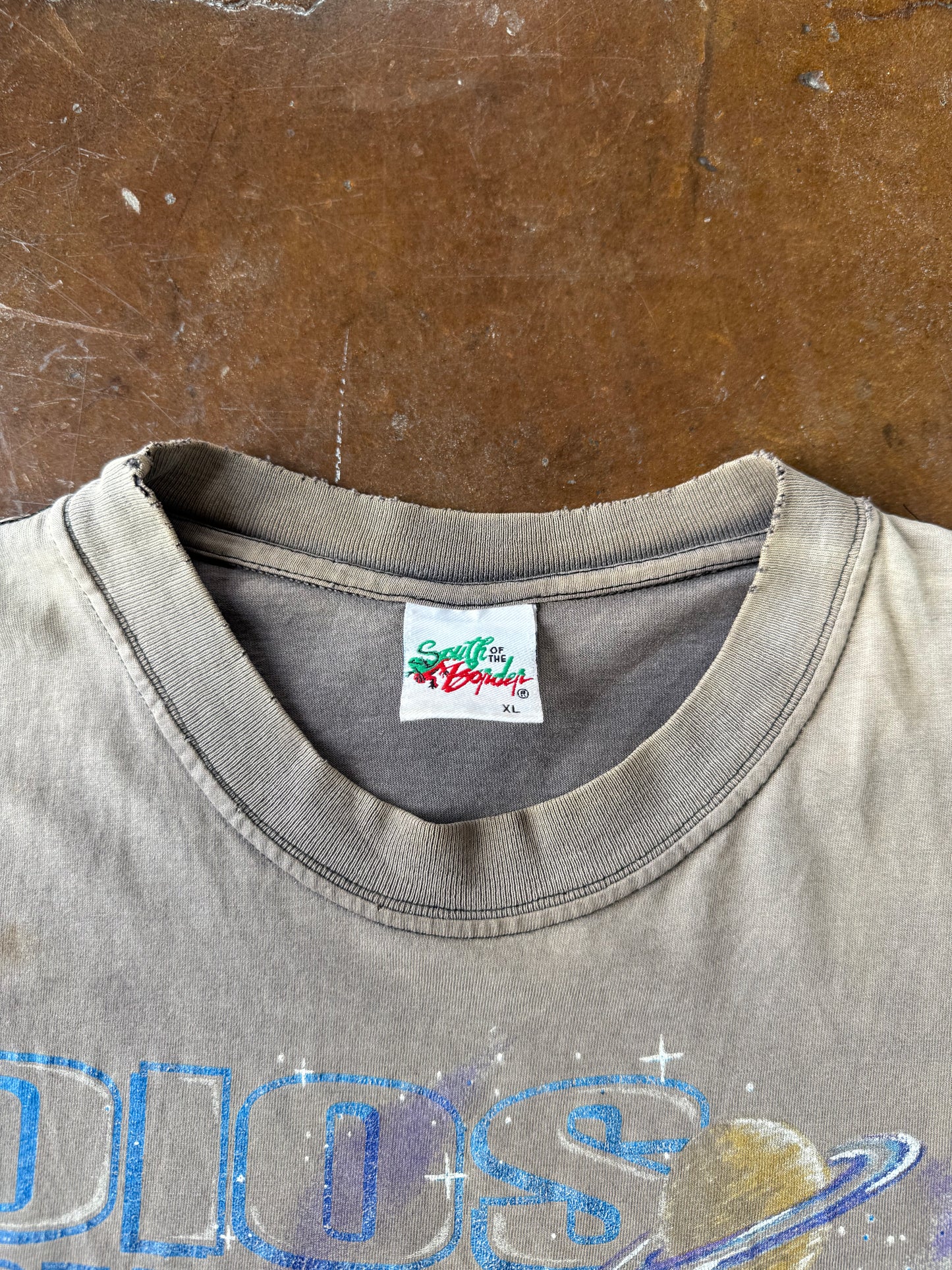 90s faded Jesus "dios creador del universo" shirt (XL)