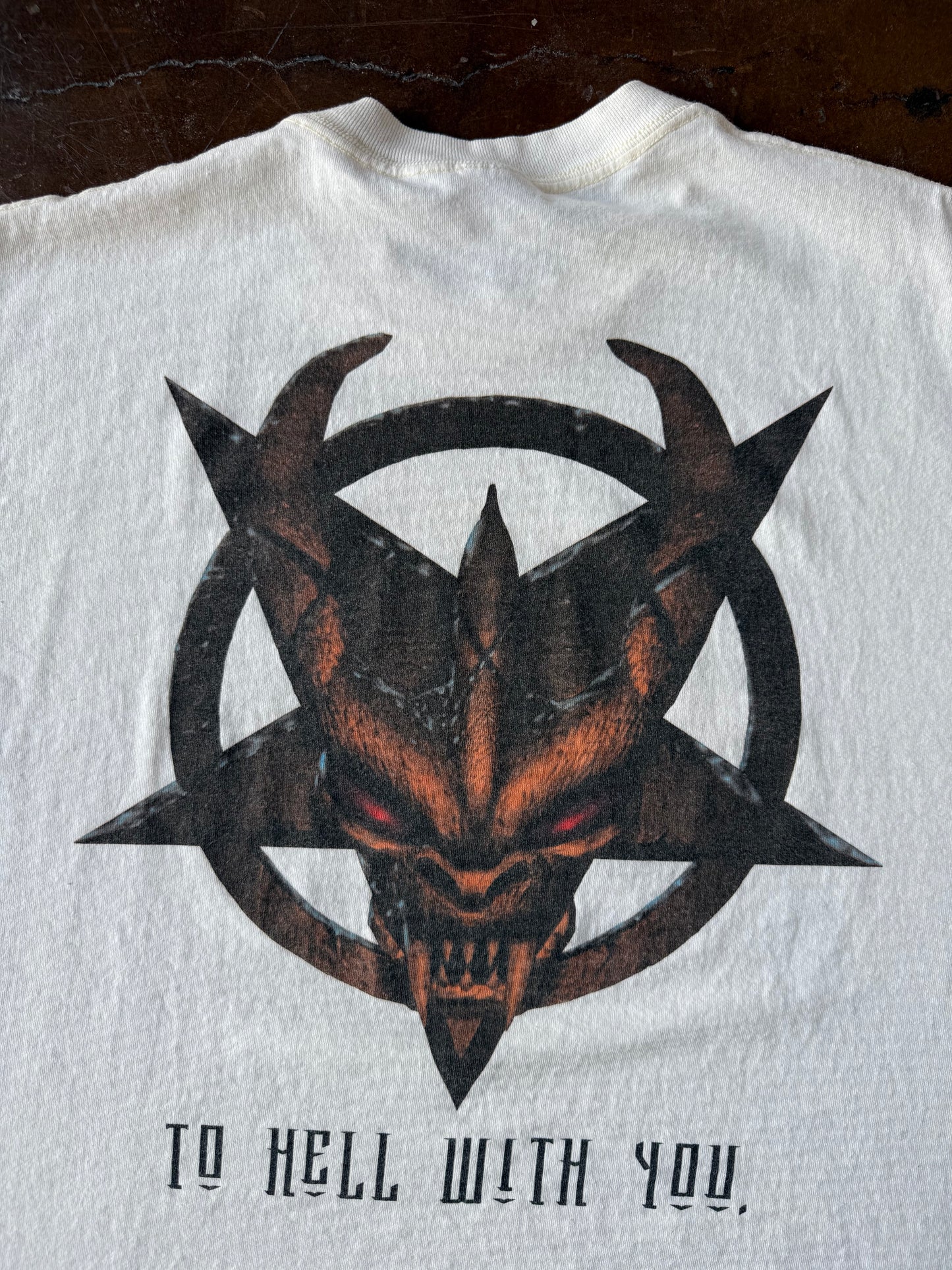 1997 Doom 64 "to hell with you" video game shirt (XL)
