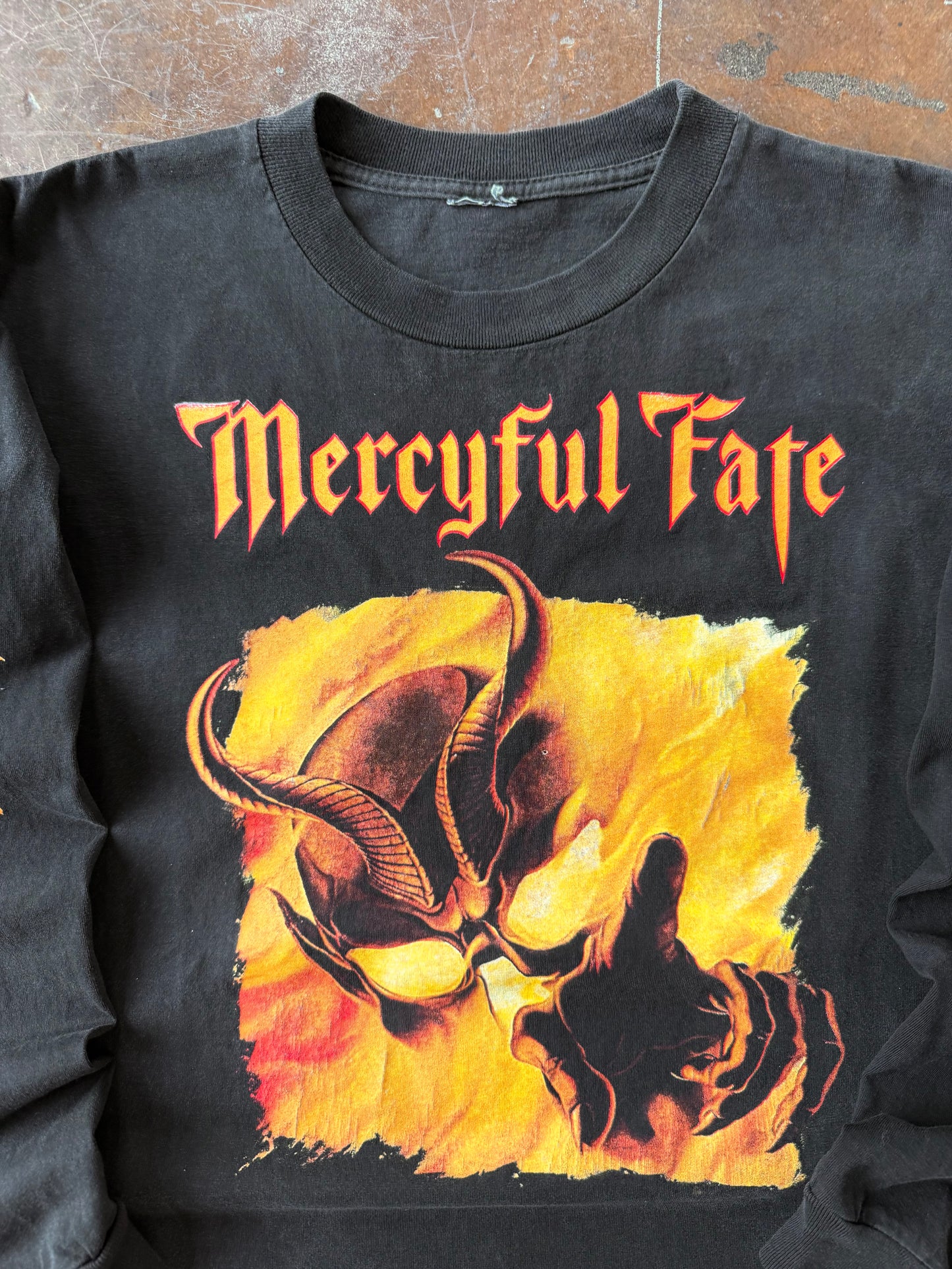 90s Mercyful Fate “don’t break the oath” band longsleeve shirt (LARGE)