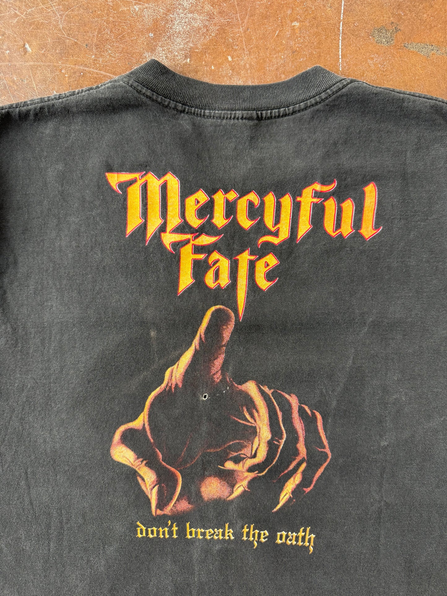 90s Mercyful Fate “don’t break the oath” band longsleeve shirt (LARGE)