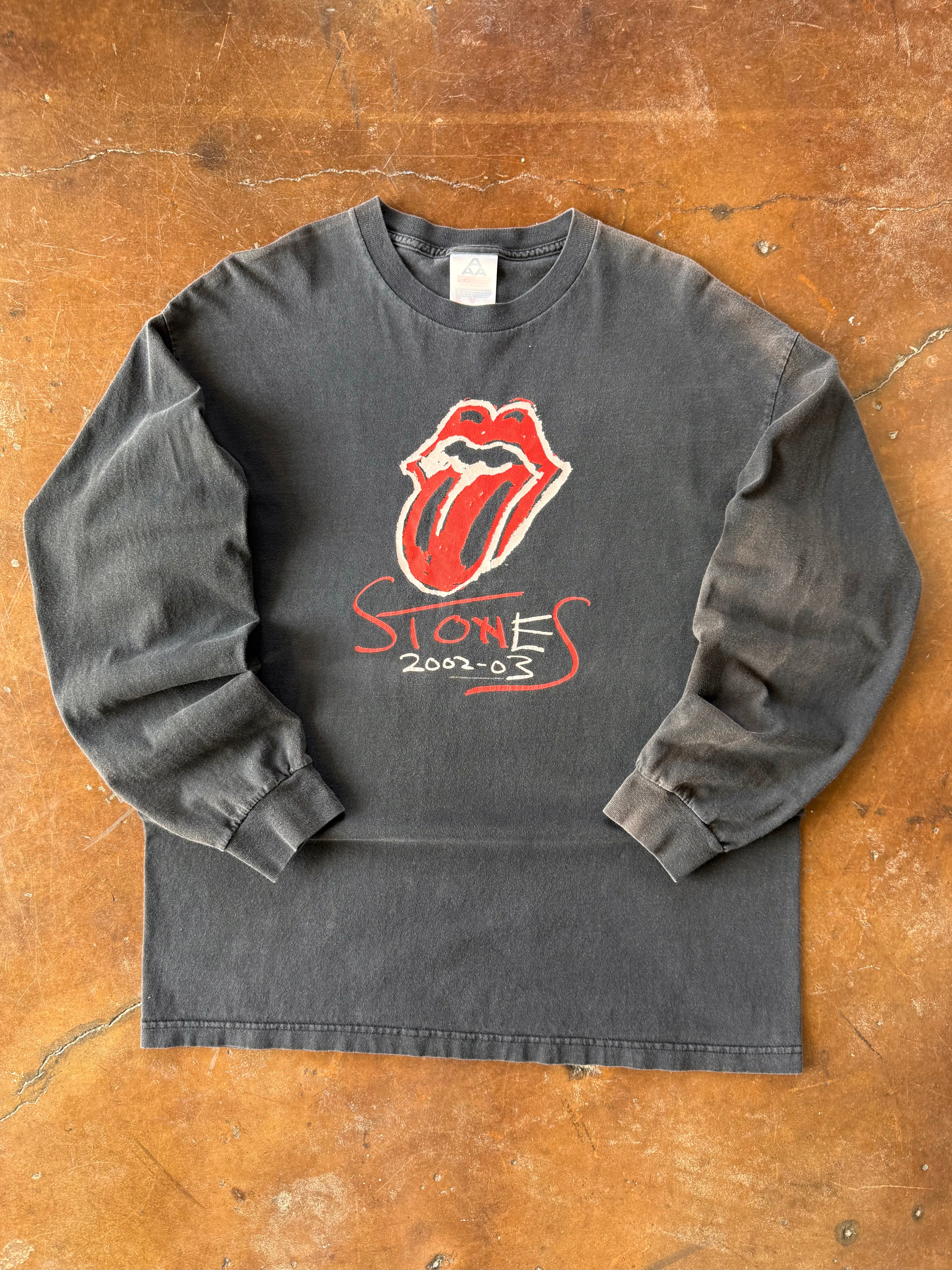 2003 Rolling Stones "tongue logo" band longsleeve shirt (XL)