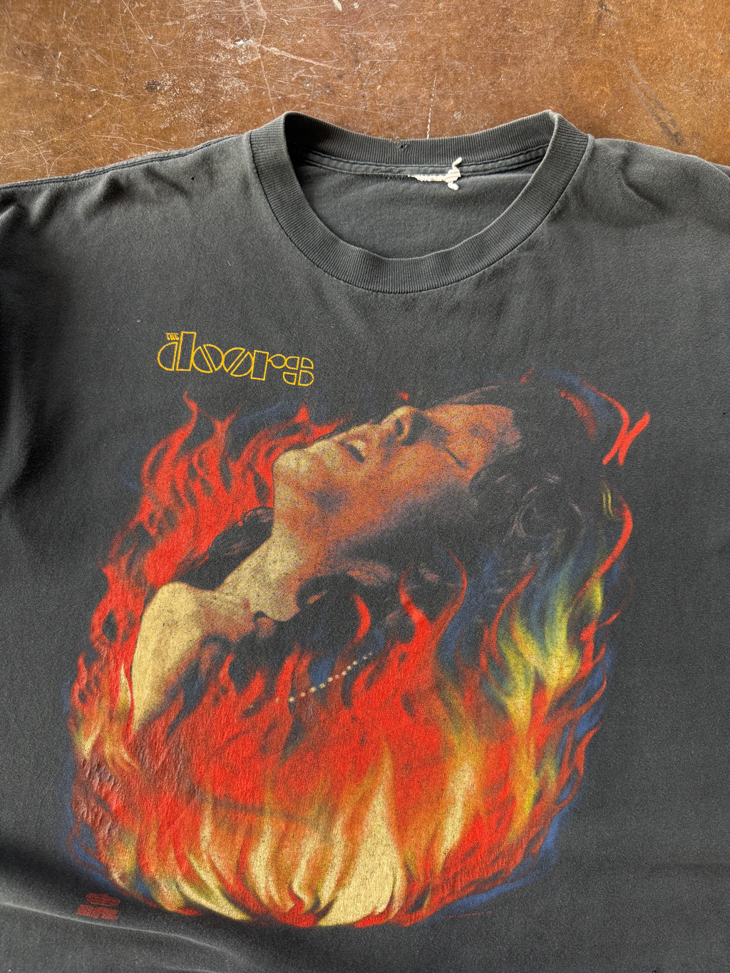 90s The Doors "try to set the night on fire" band shirt (XL)