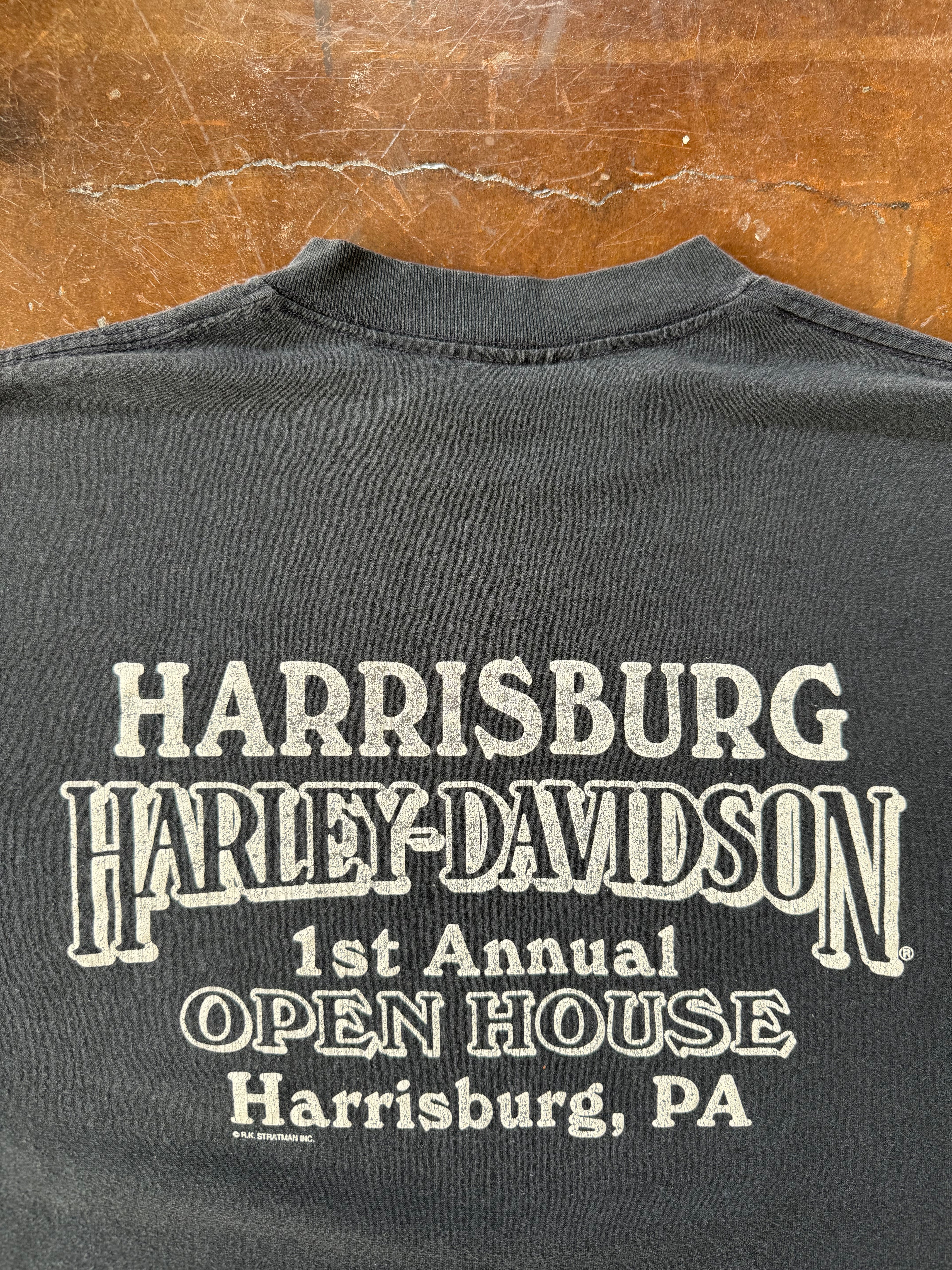 90s Harley Davidson "classic logo" biker shirt (XL)