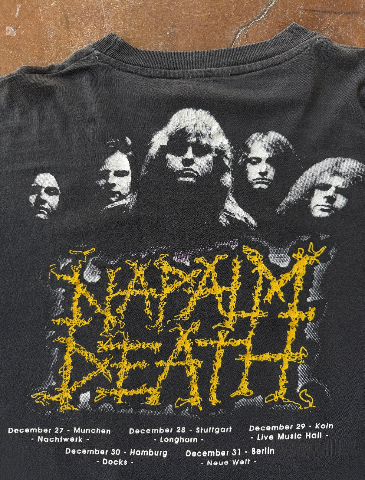 90s Napalm Death "utopia banished" euro band longsleeve shirt (XL)