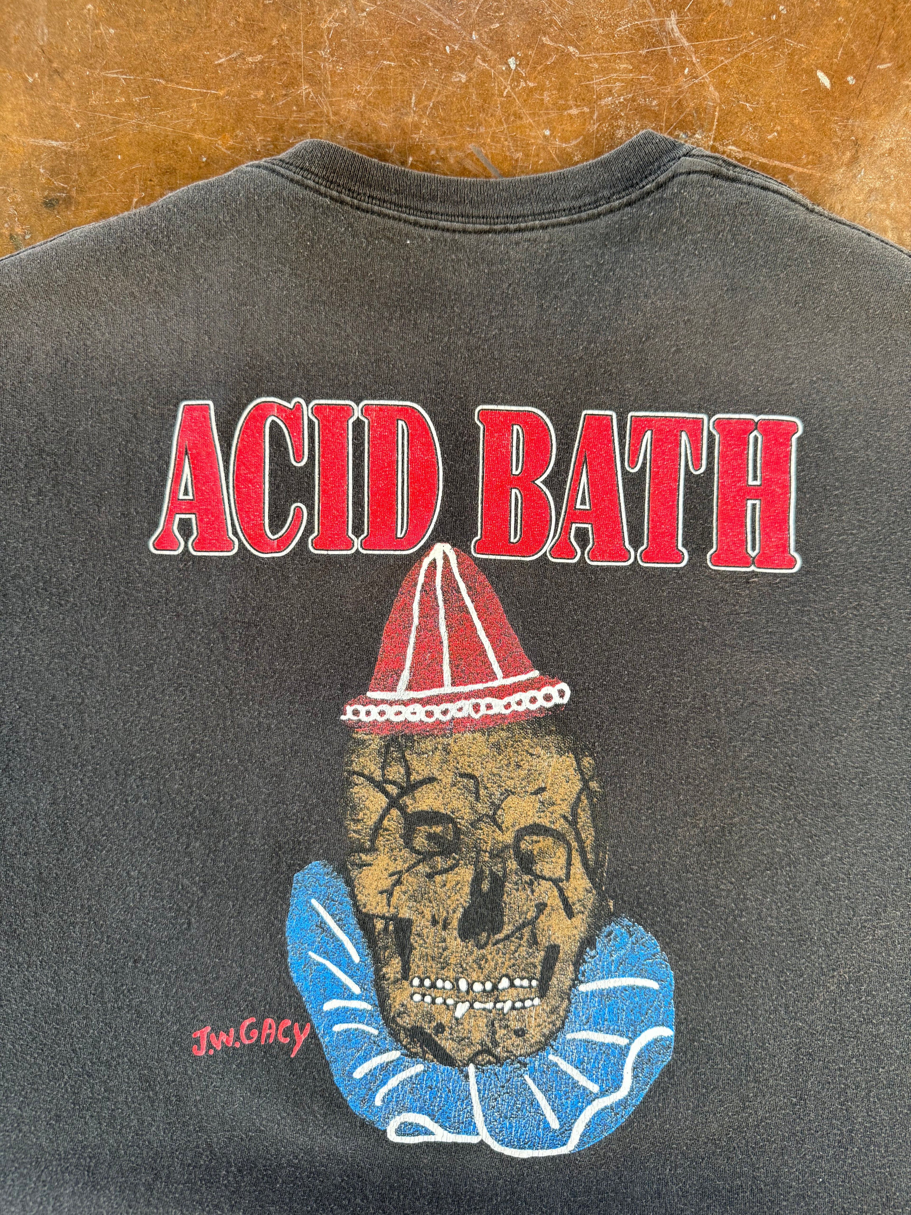 2000s cropped Acid Bath "when the kite string pops" band shirt (XXL)