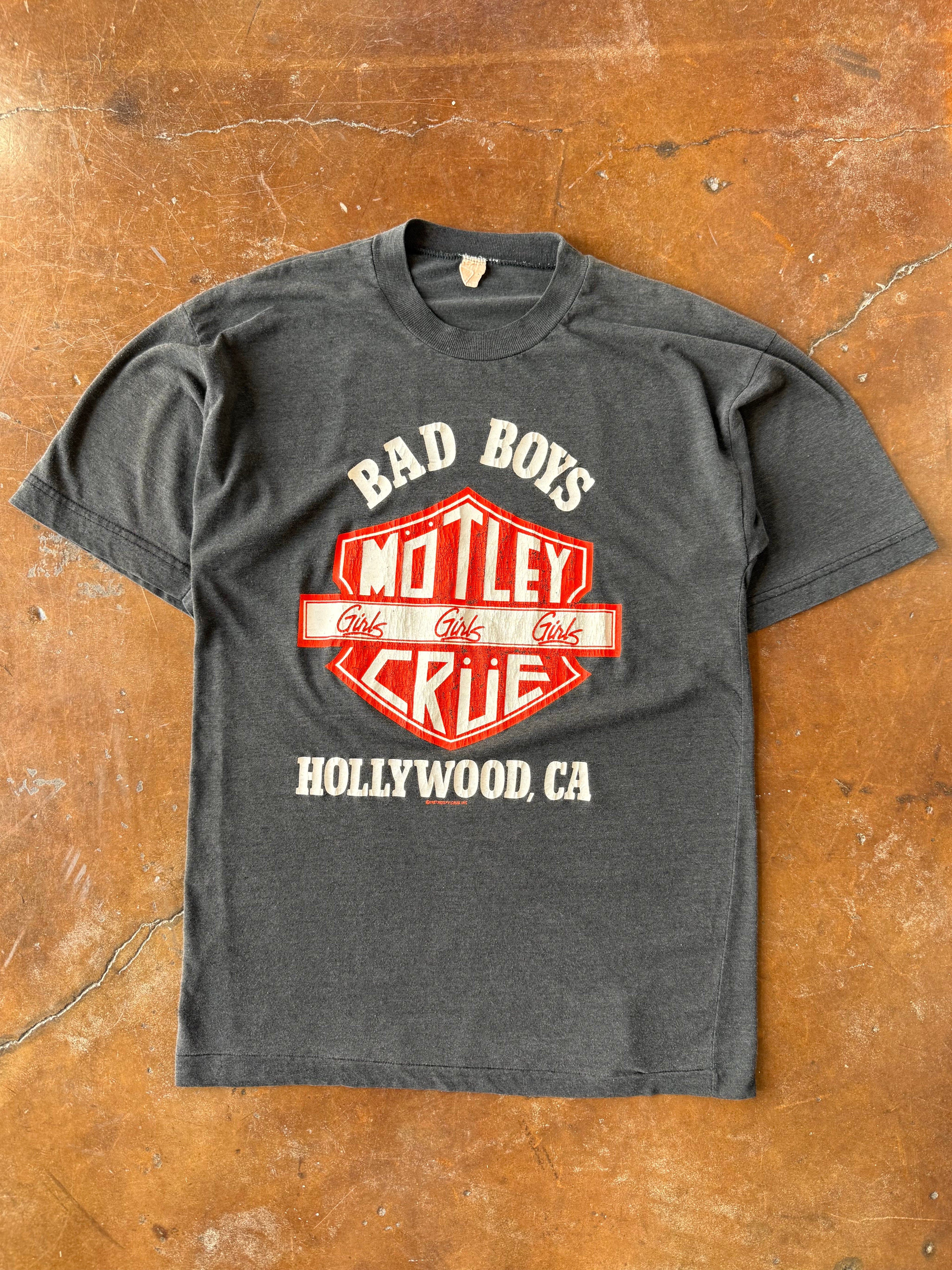 1989 Motely Crue "girls, girls, girls" world tour shirt (LARGE)