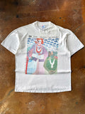 1993 Heard Museum "tall visitor at tocito" art shirt (XL)