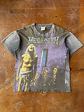 1994 faded Megadeth "countdown to extinction" band shirt (LARGE)