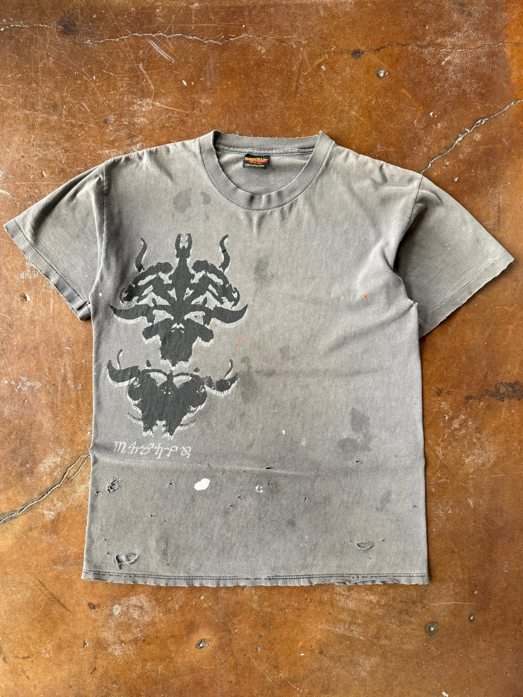 90s faded & distressed Danzig IV band shirt (LARGE)