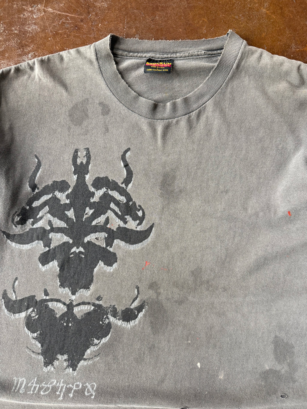 90s faded & distressed Danzig IV band shirt (LARGE)