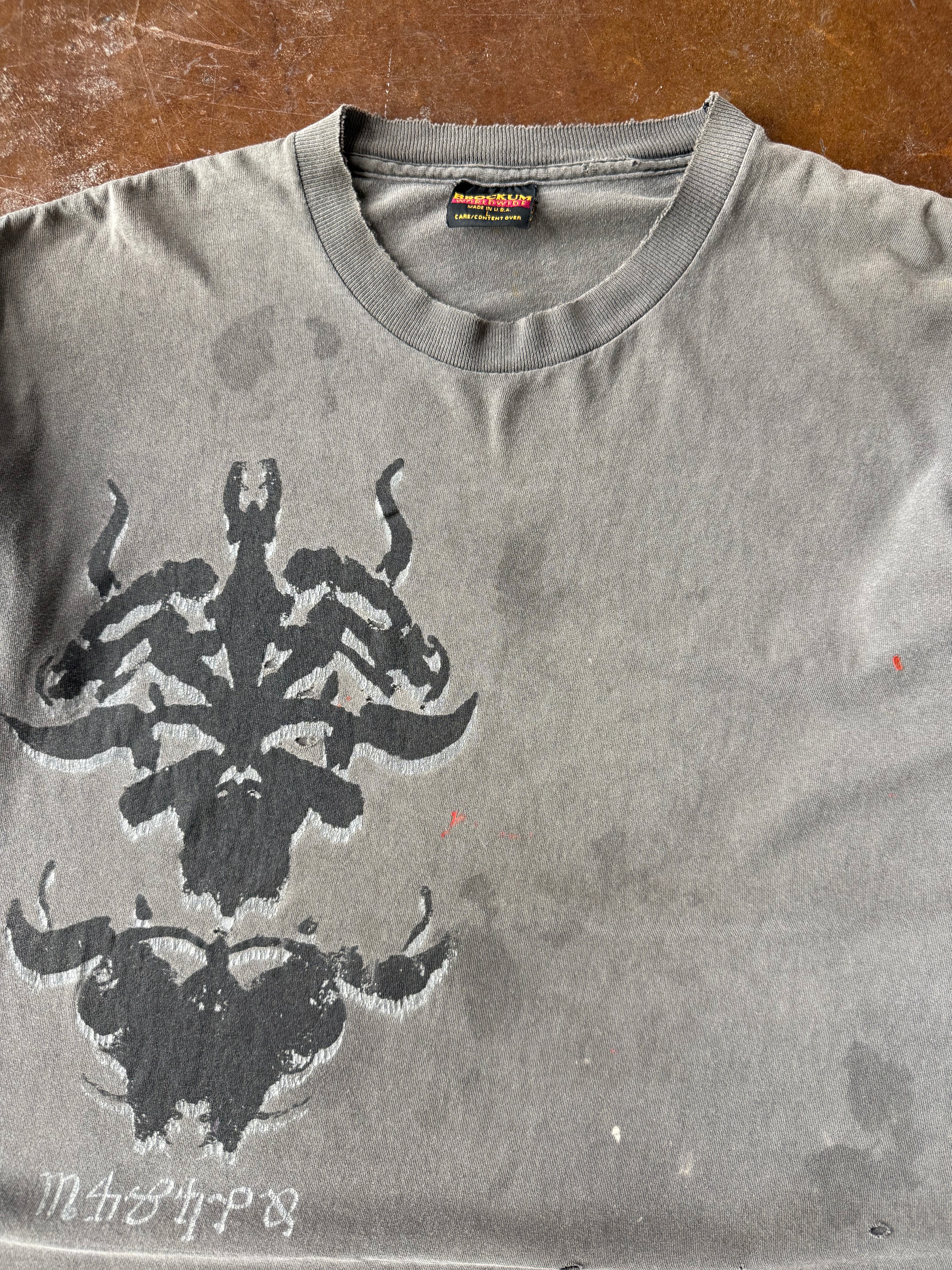 90s faded & distressed Danzig IV band shirt (LARGE)