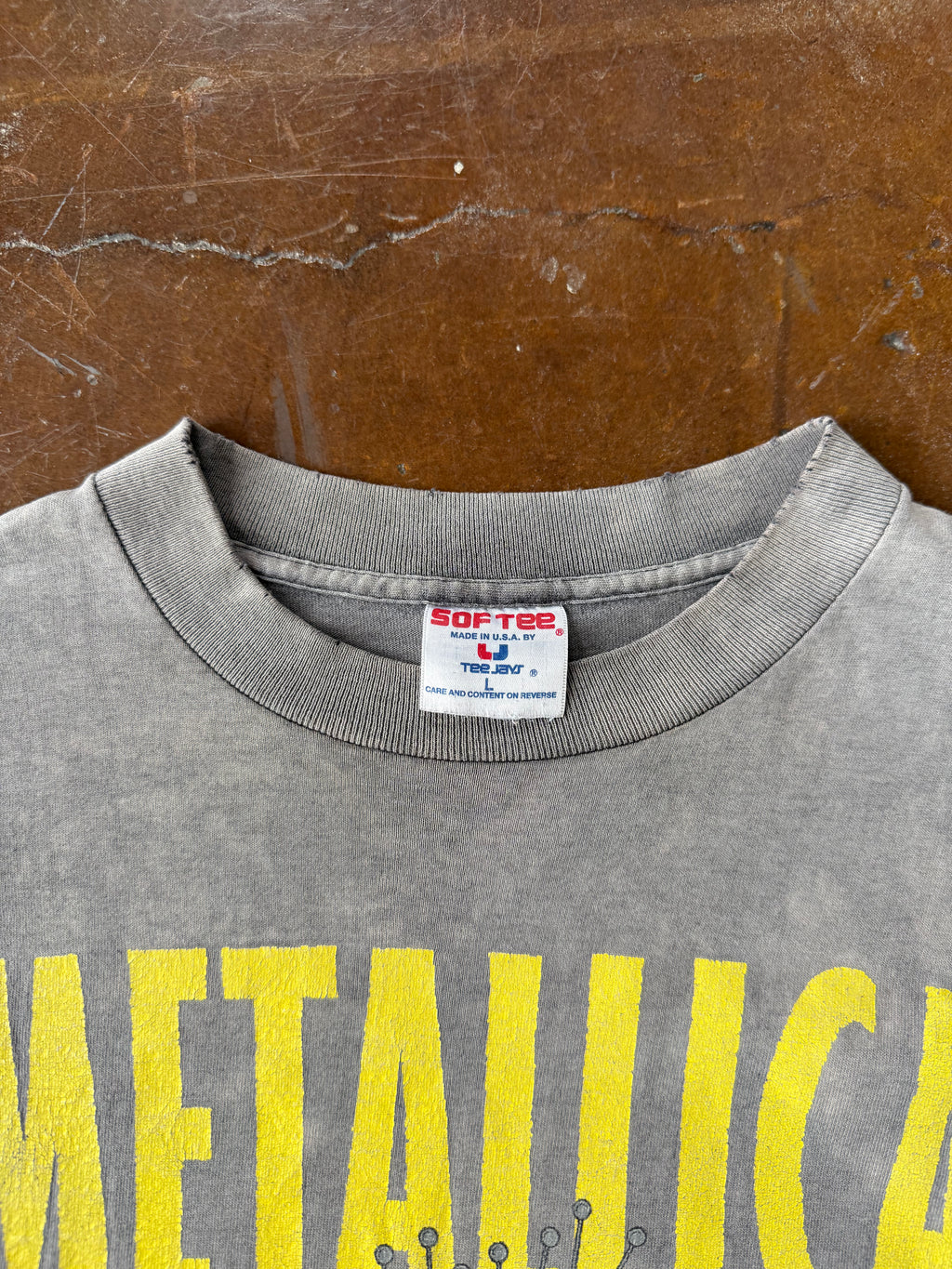 90s faded Metallica Pushead band shirt (LARGE)