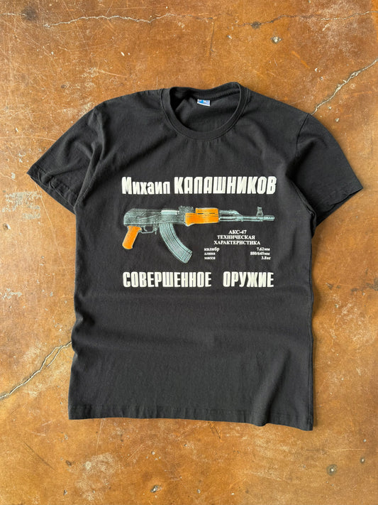 2000s AK-47 russia gun shirt (LARGE)