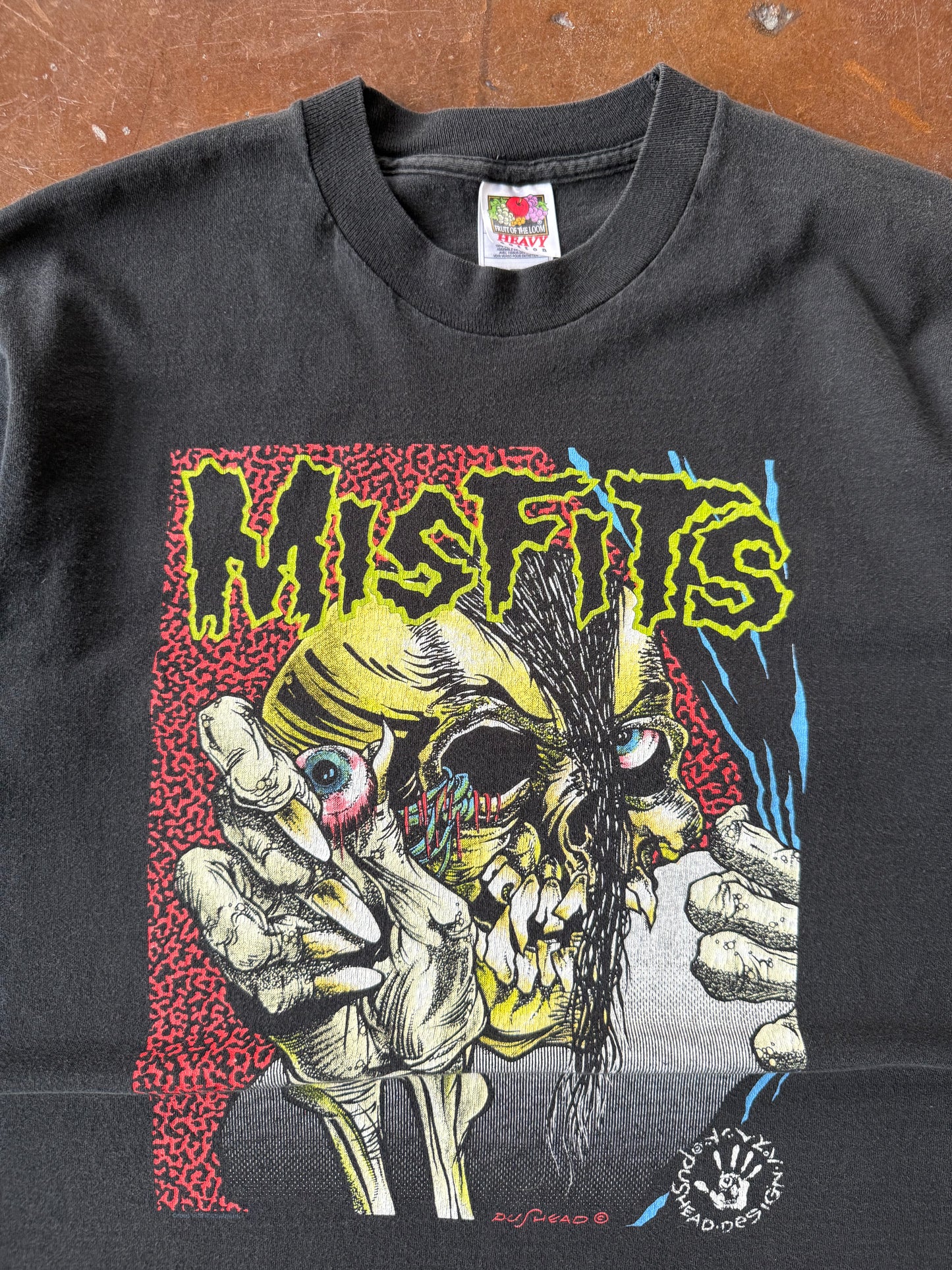 90s Misfits pushead band shirt (LARGE)