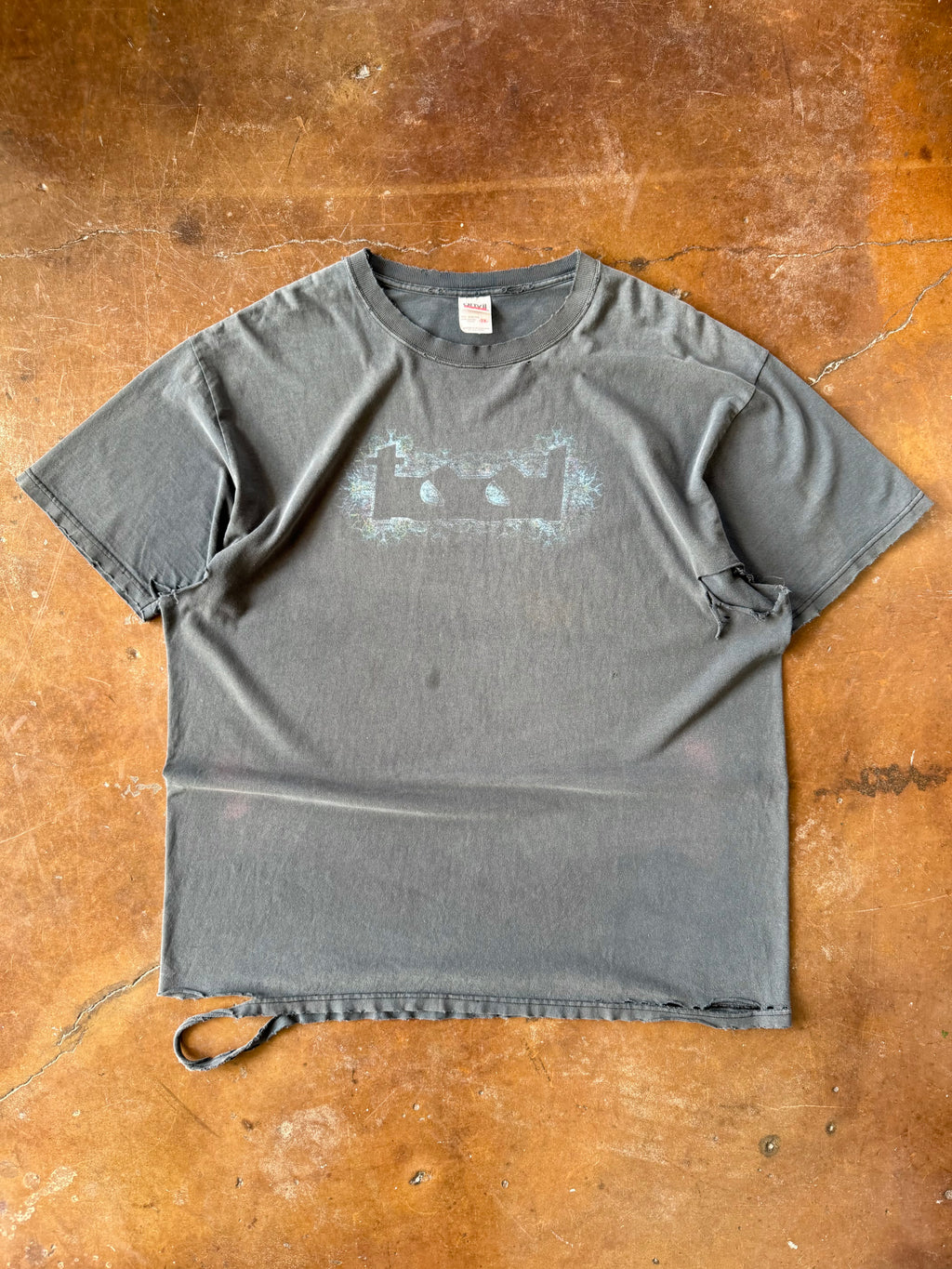 2000s heavily distressed Tool band shirt (XXL)