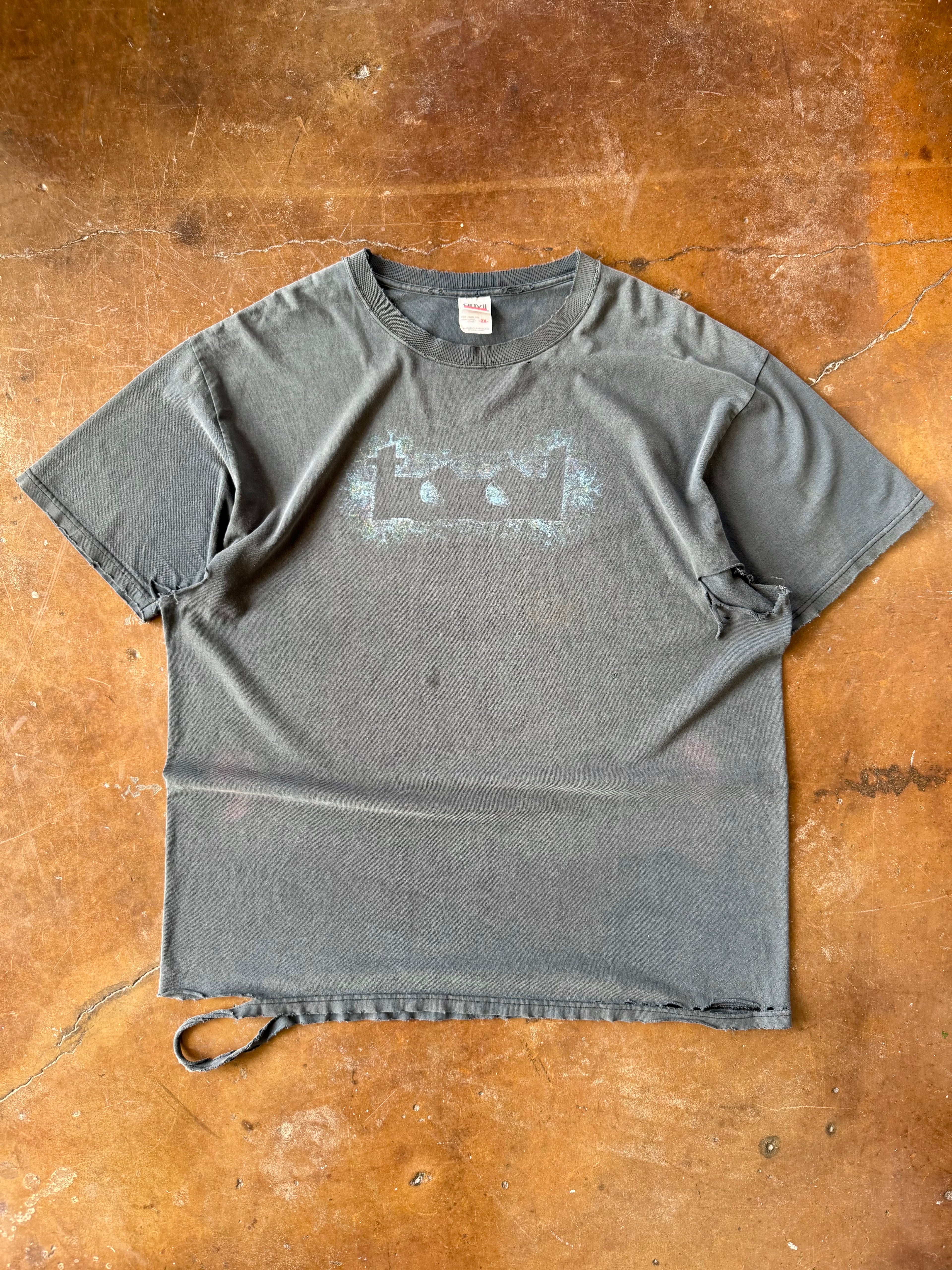 2000s heavily distressed Tool band shirt (XXL)