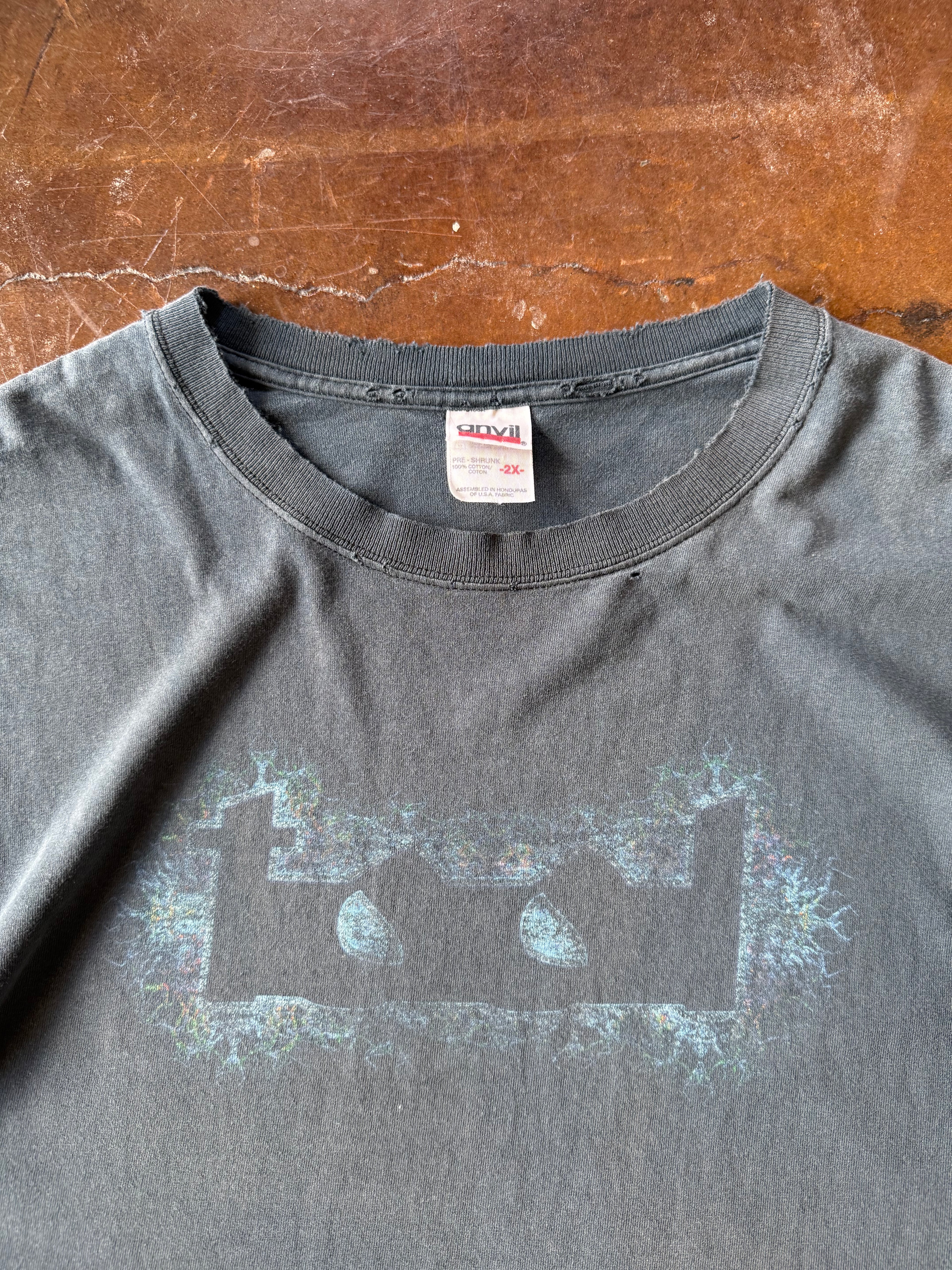 2000s heavily distressed Tool band shirt (XXL)
