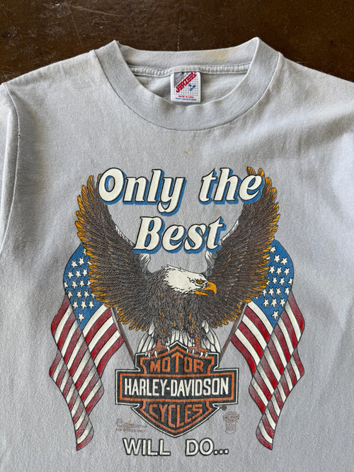 1987 Harley Davidson "only the best" biker shirt (SMALL)