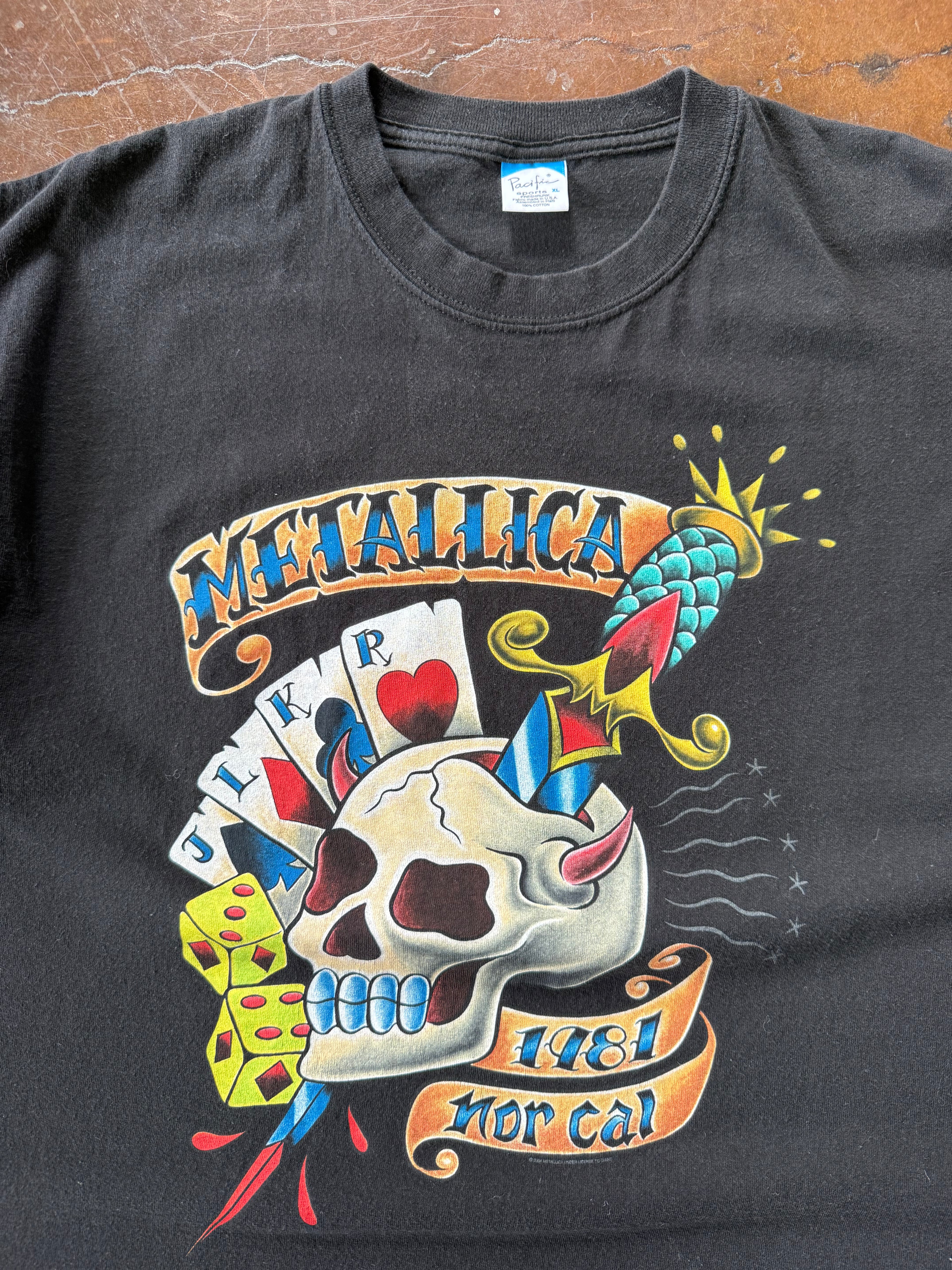 2004 Metallica "madly in anger with the world" band shirt (XL)
