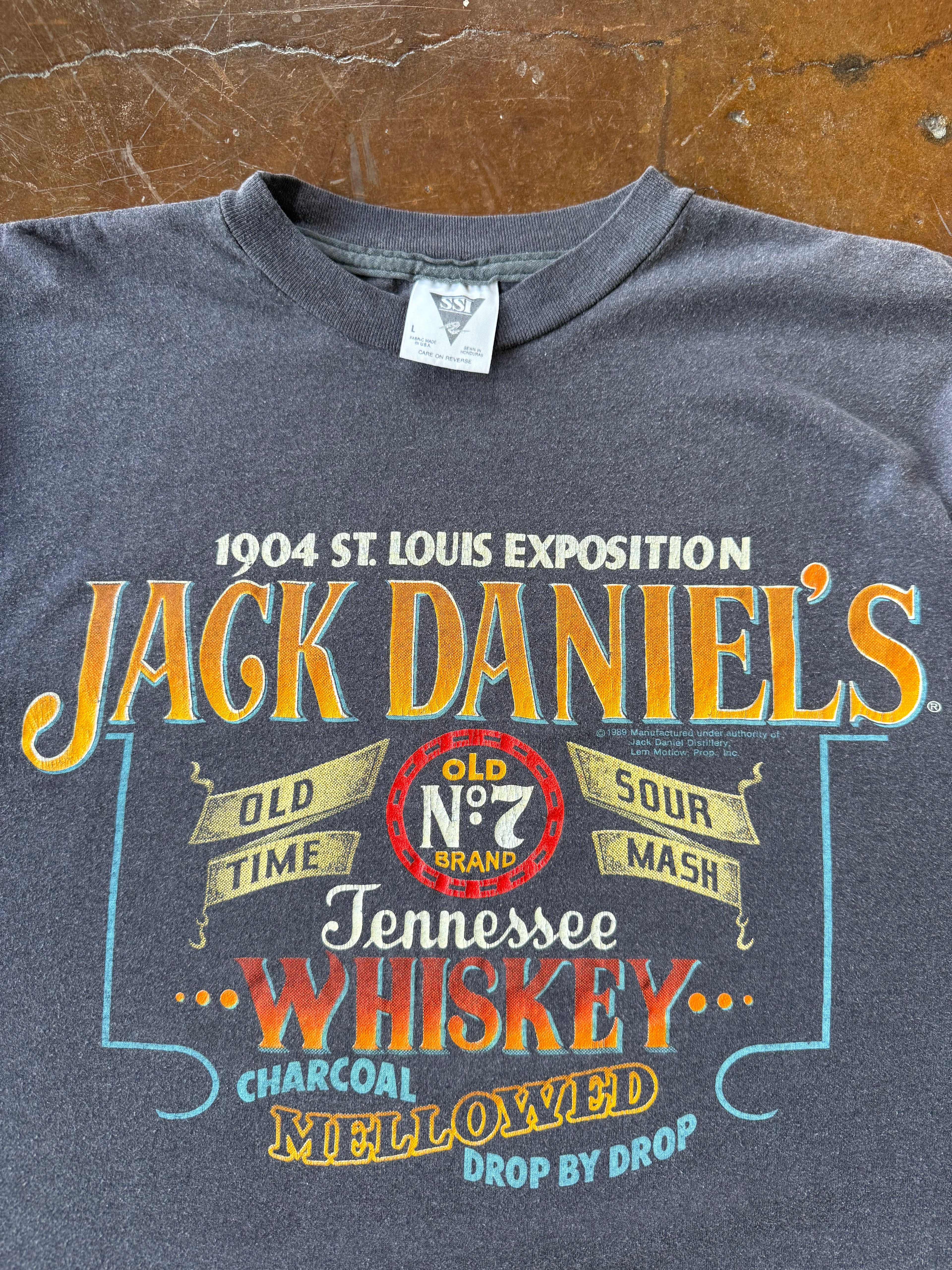 1989 Jack Daniel's Whiskey "mellowed" shirt (LARGE)