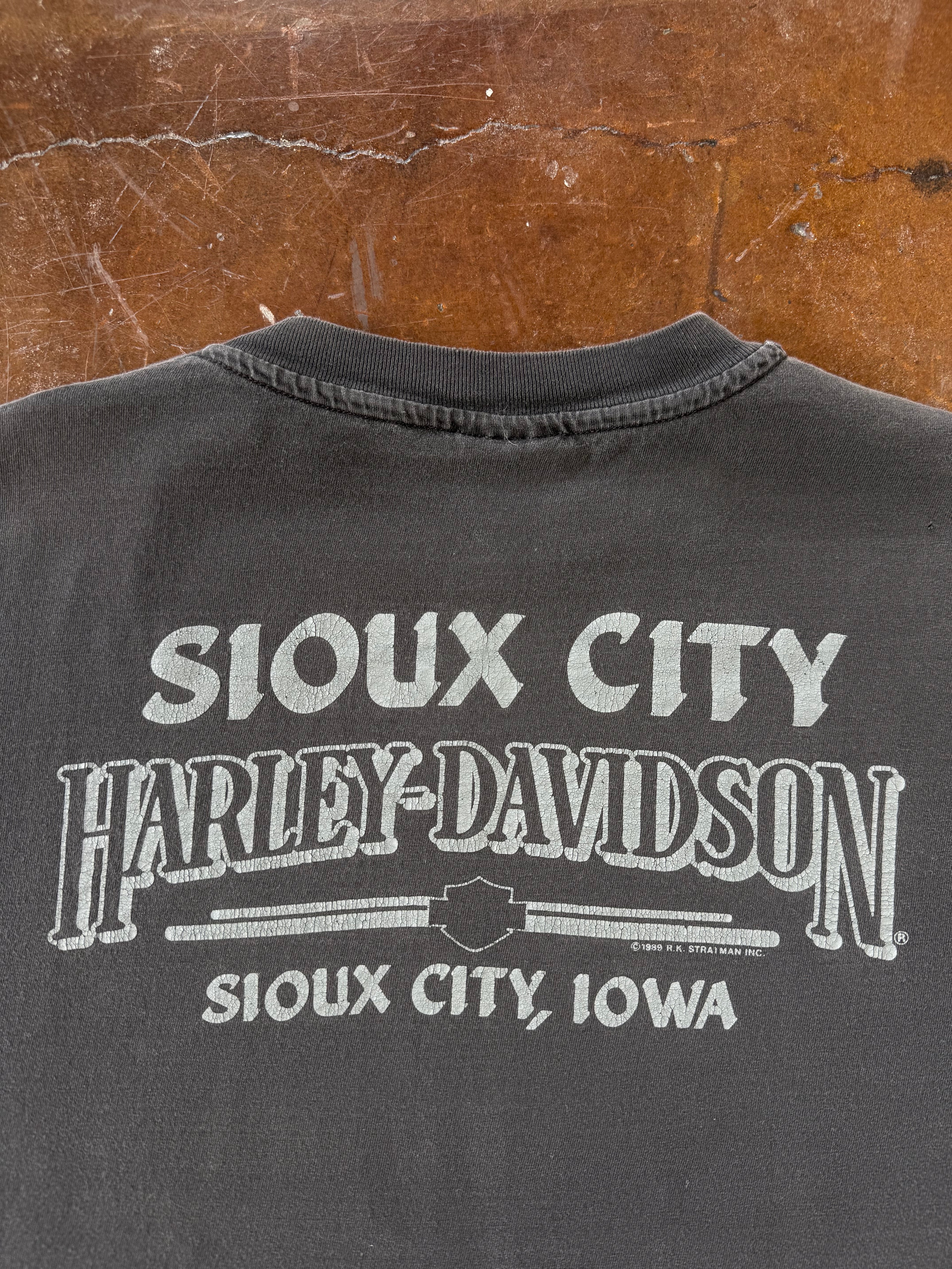 1994 Harley Davidson "sioux city" biker shirt (XL)