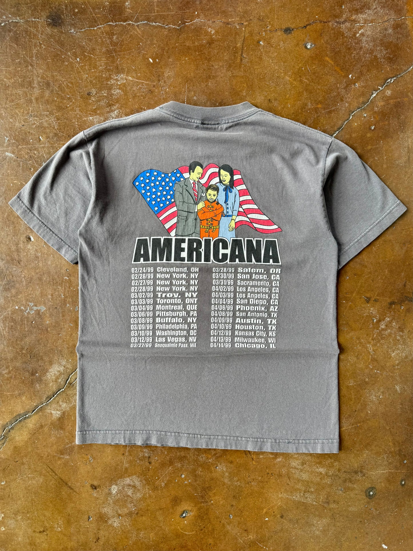 1998 The Offspring "americana" tour band shirt (LARGE)