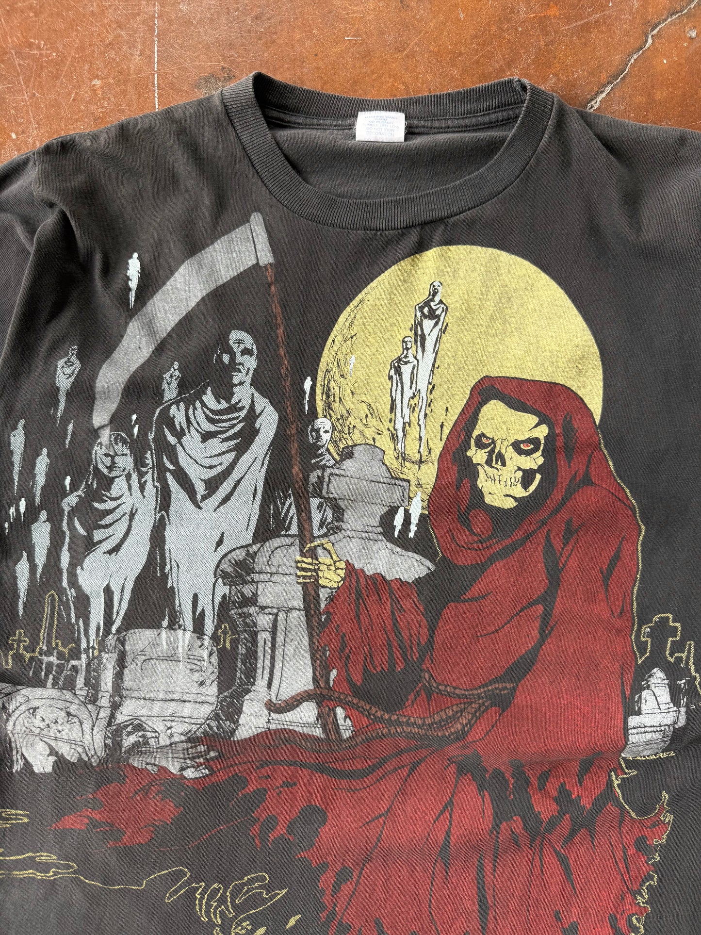 1995 Grim Reaper tombstone shirt (LARGE)