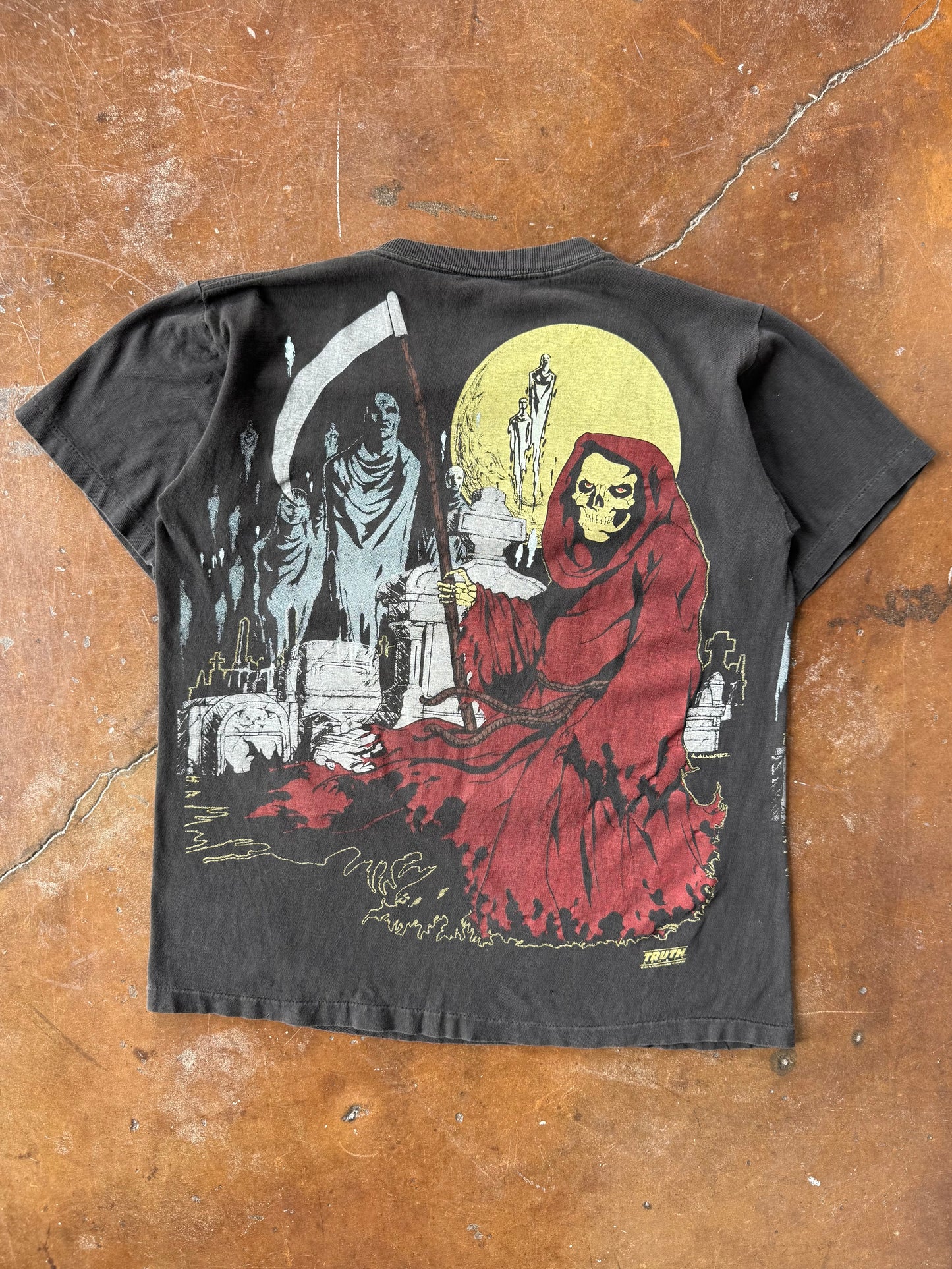 1995 Grim Reaper tombstone shirt (LARGE)