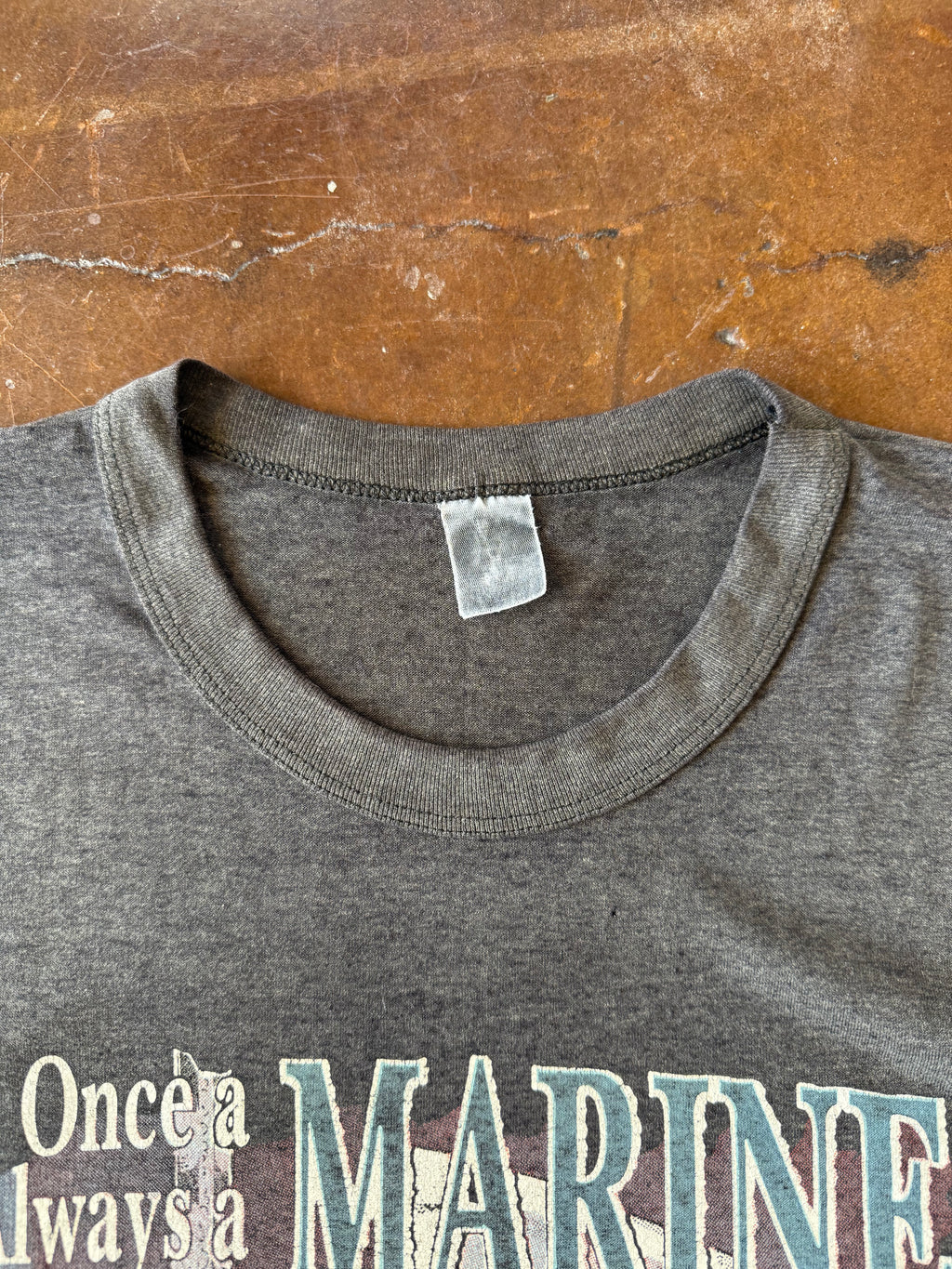 90s US Marine "once a marine..." shirt (XL)