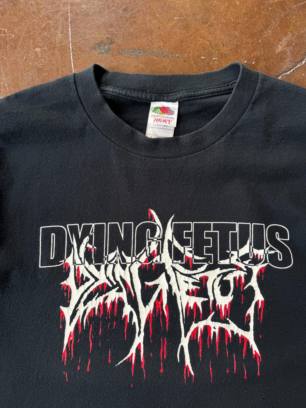2003 Dying Fetus world tour band shirt (LARGE)