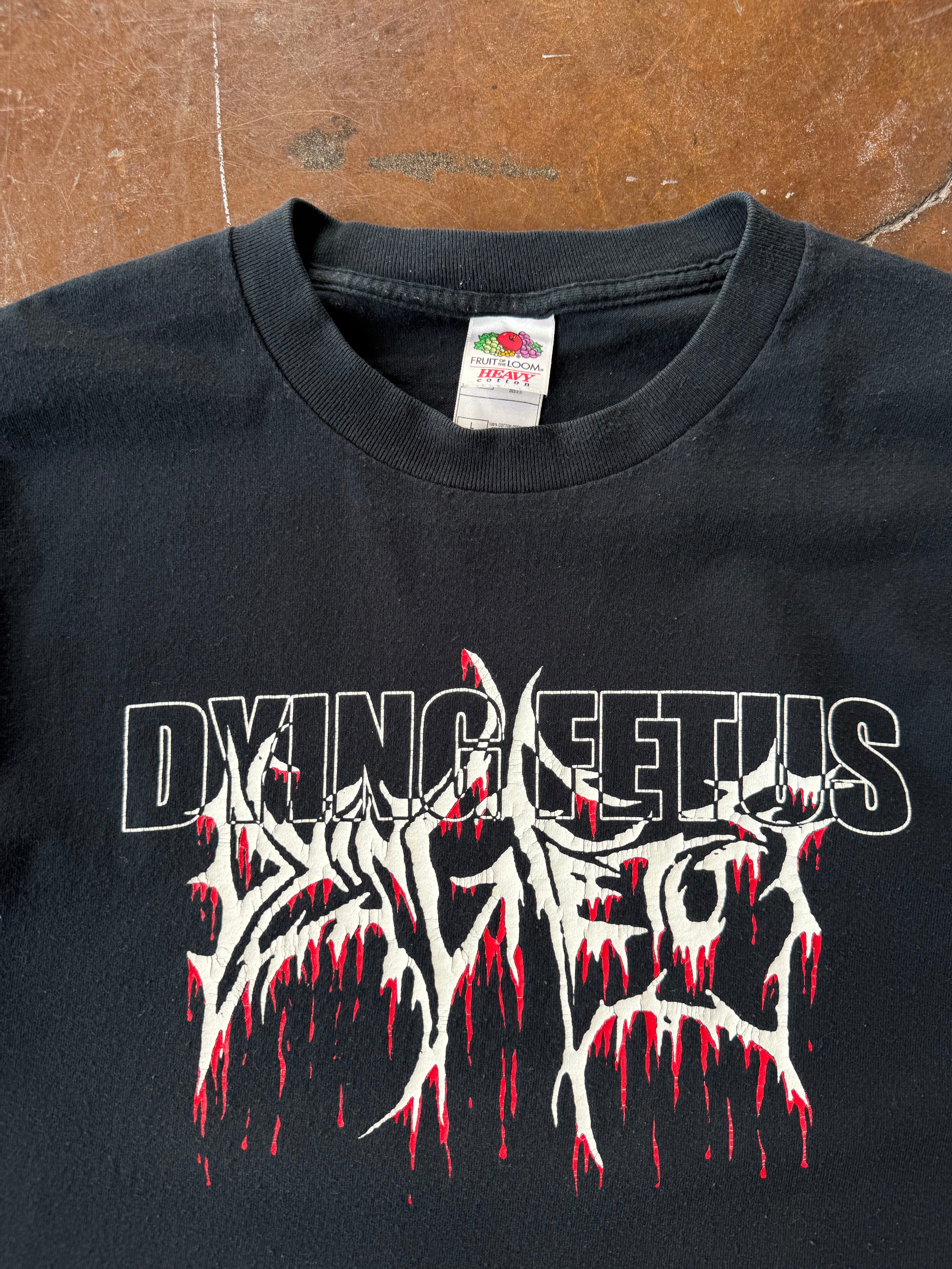 2003 Dying Fetus world tour band shirt (LARGE)