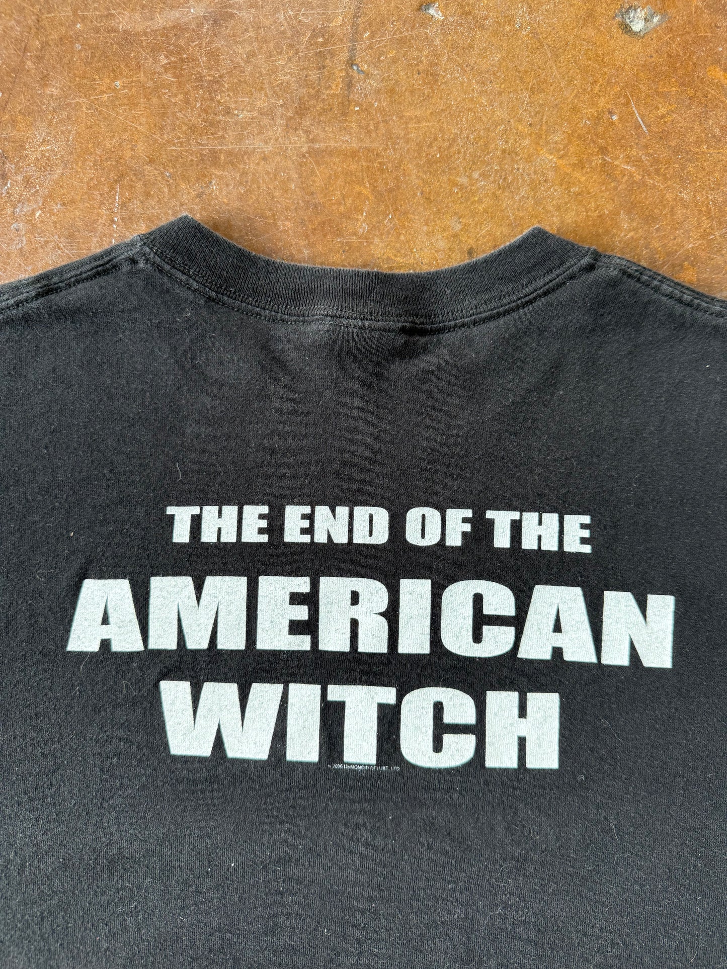 2006 Rob Zombie "the end of the american witch" shirt (MEDIUM)