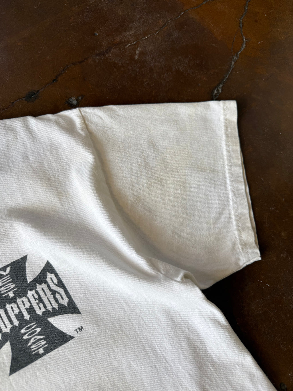 2000s West Coast Choppers "classic logo" biker shirt (MEDIUM)