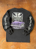 2000s West Coast Choppers "classic car" biker longsleeve shirt (LARGE)