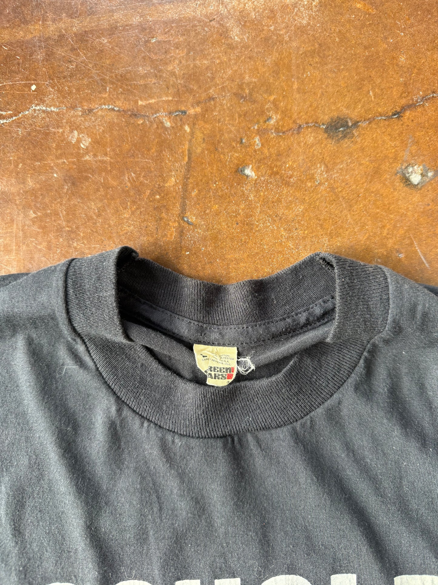 1990 Fashion Victim "assholes are people, too" quote shirt (LARGE)