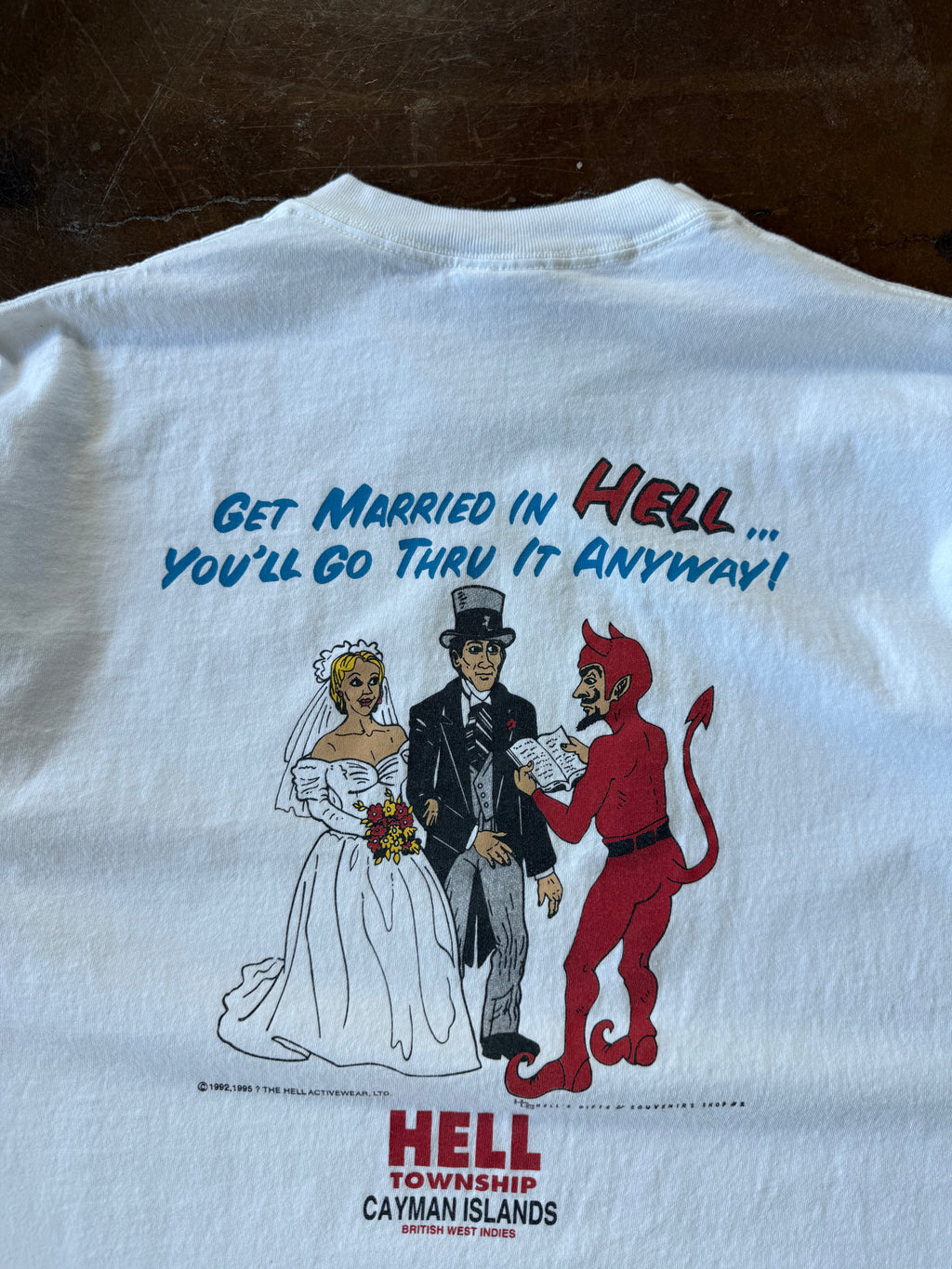 1995 Get Married in Hell parody shirt (XL)