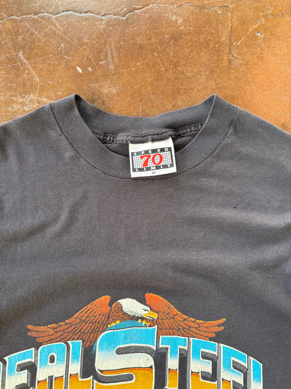 1988 Harley Davidson "real steel" biker shirt (MEDIUM)