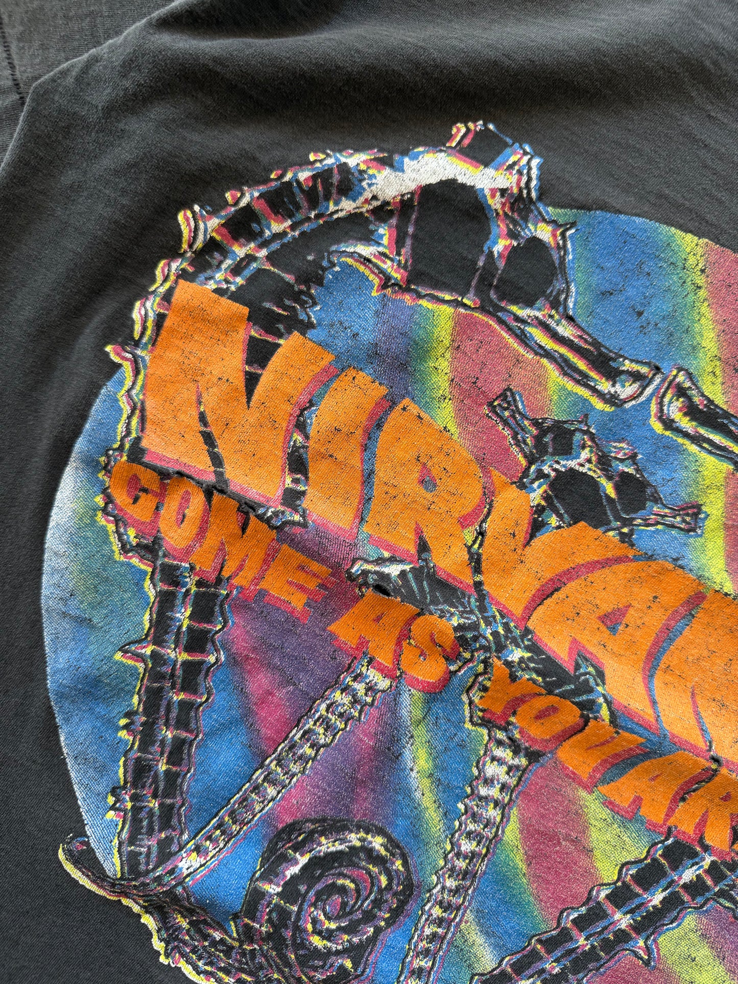 1992 Nirvana "come as you are" nevermind band shirt (LARGE)