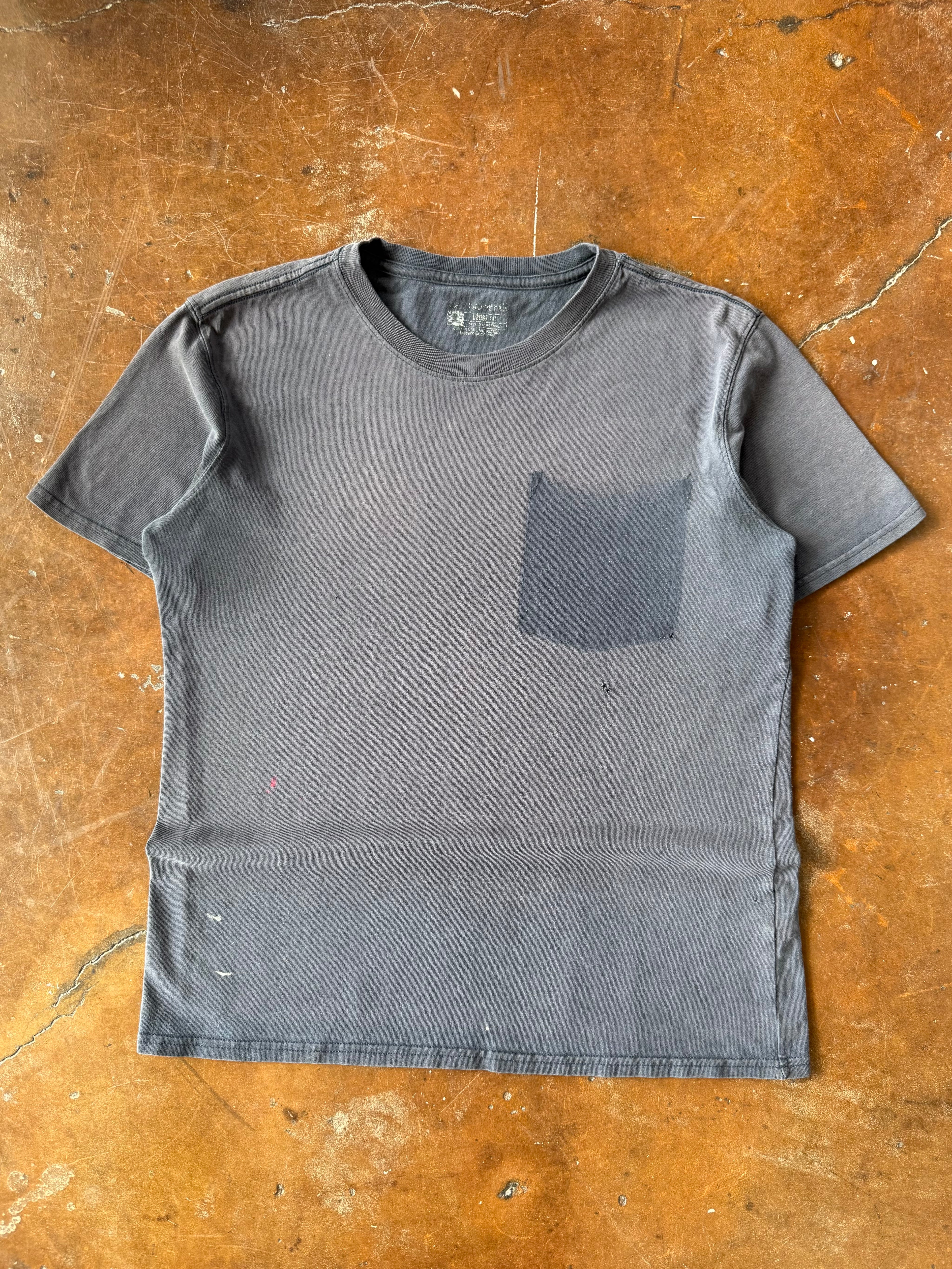 2000s faded Ghost pocket shirt (LARGE)