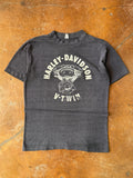 80s Harley Davidson "v-twin" biker shirt (LARGE)
