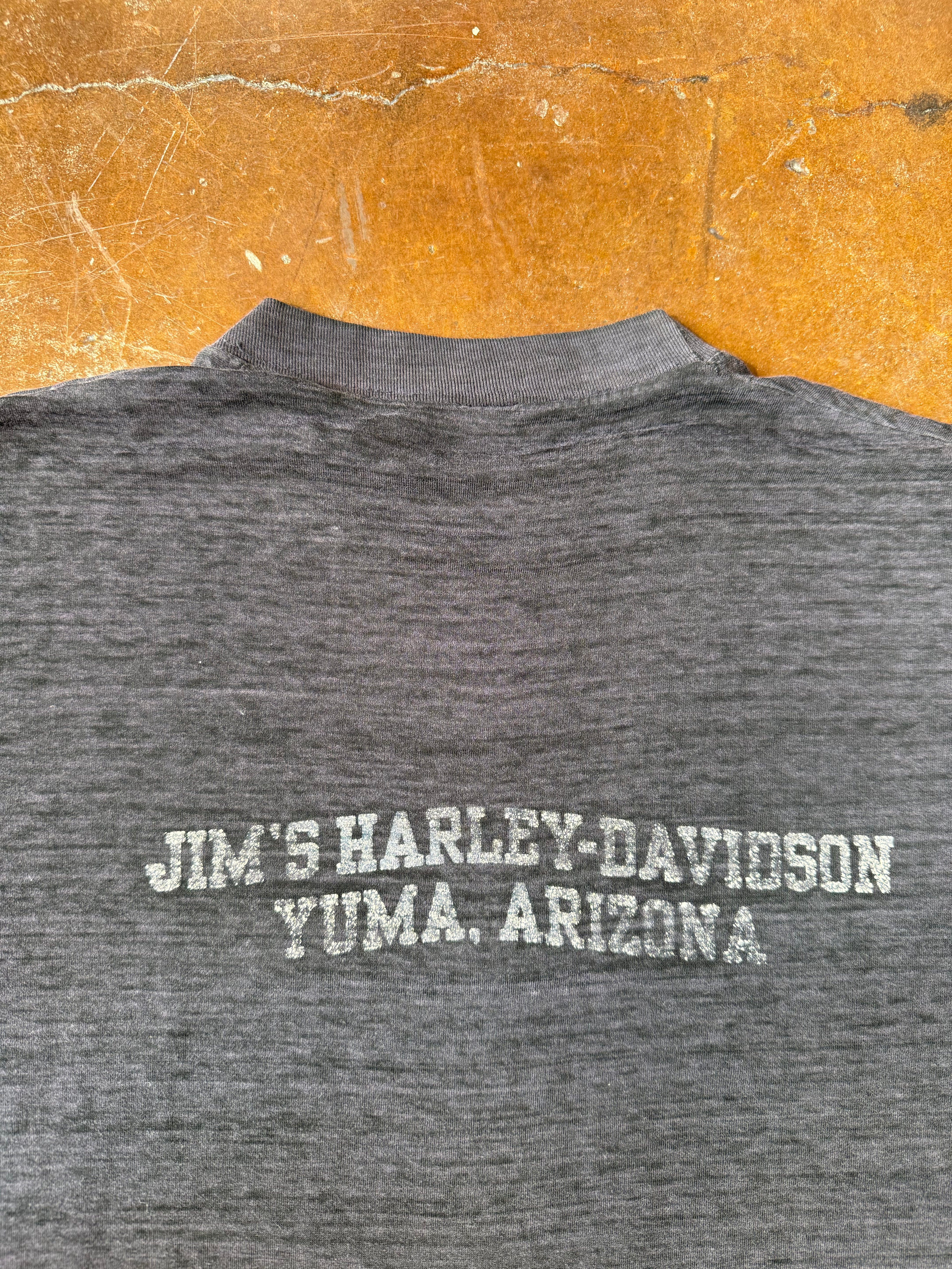 80s Harley Davidson "v-twin" biker shirt (LARGE)