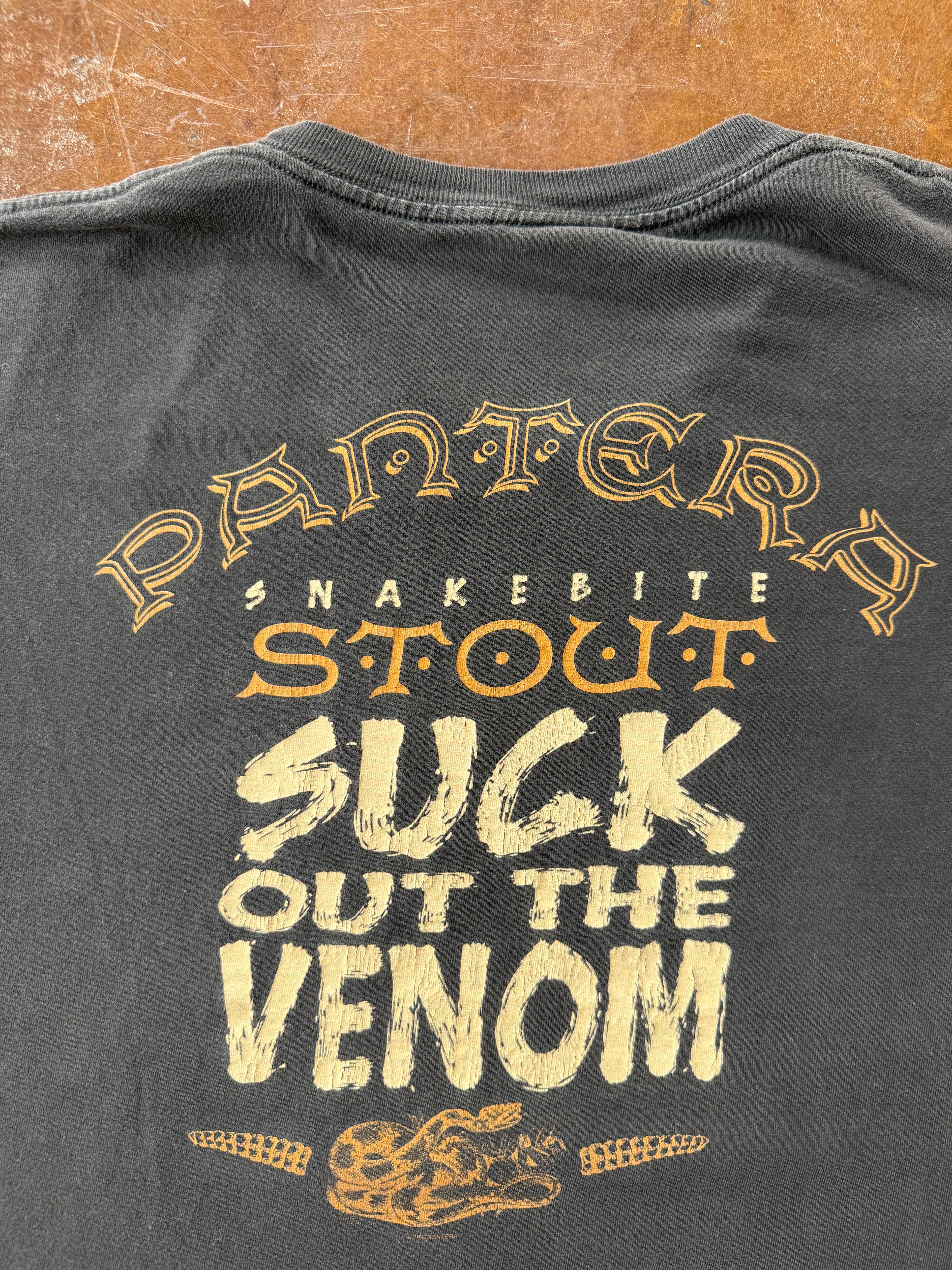 1997 Pantera "stout snakebite" band shirt (XL)