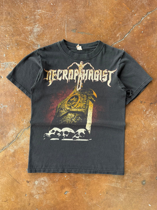 2000s Necrophagist "graveyard" band shirt (SMALL)