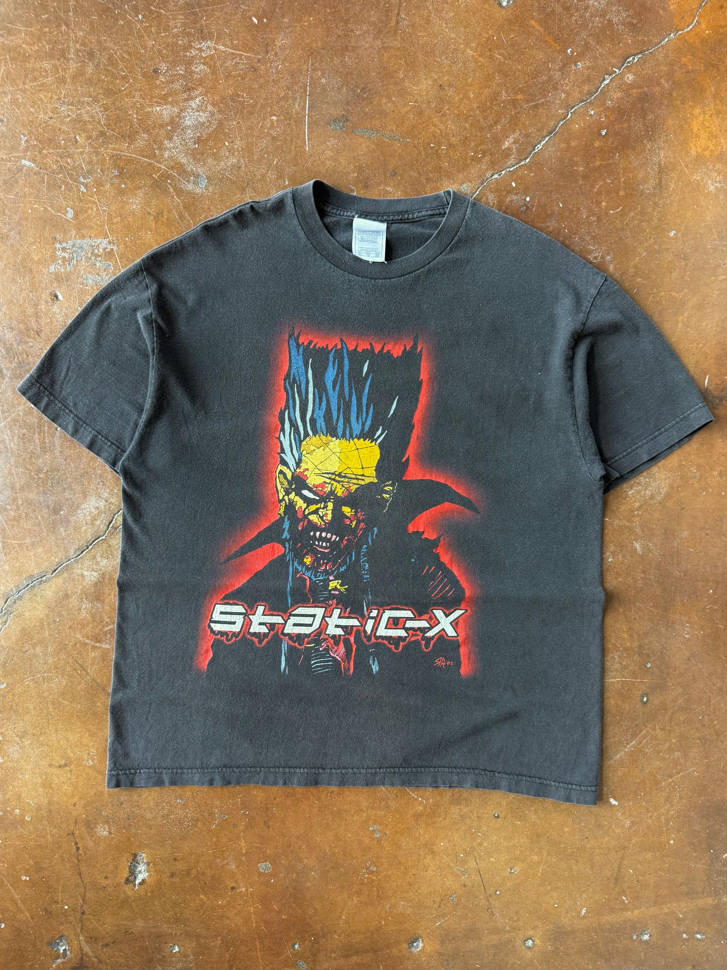 2002 Static-X "cold we're so cold" band shirt (XL)