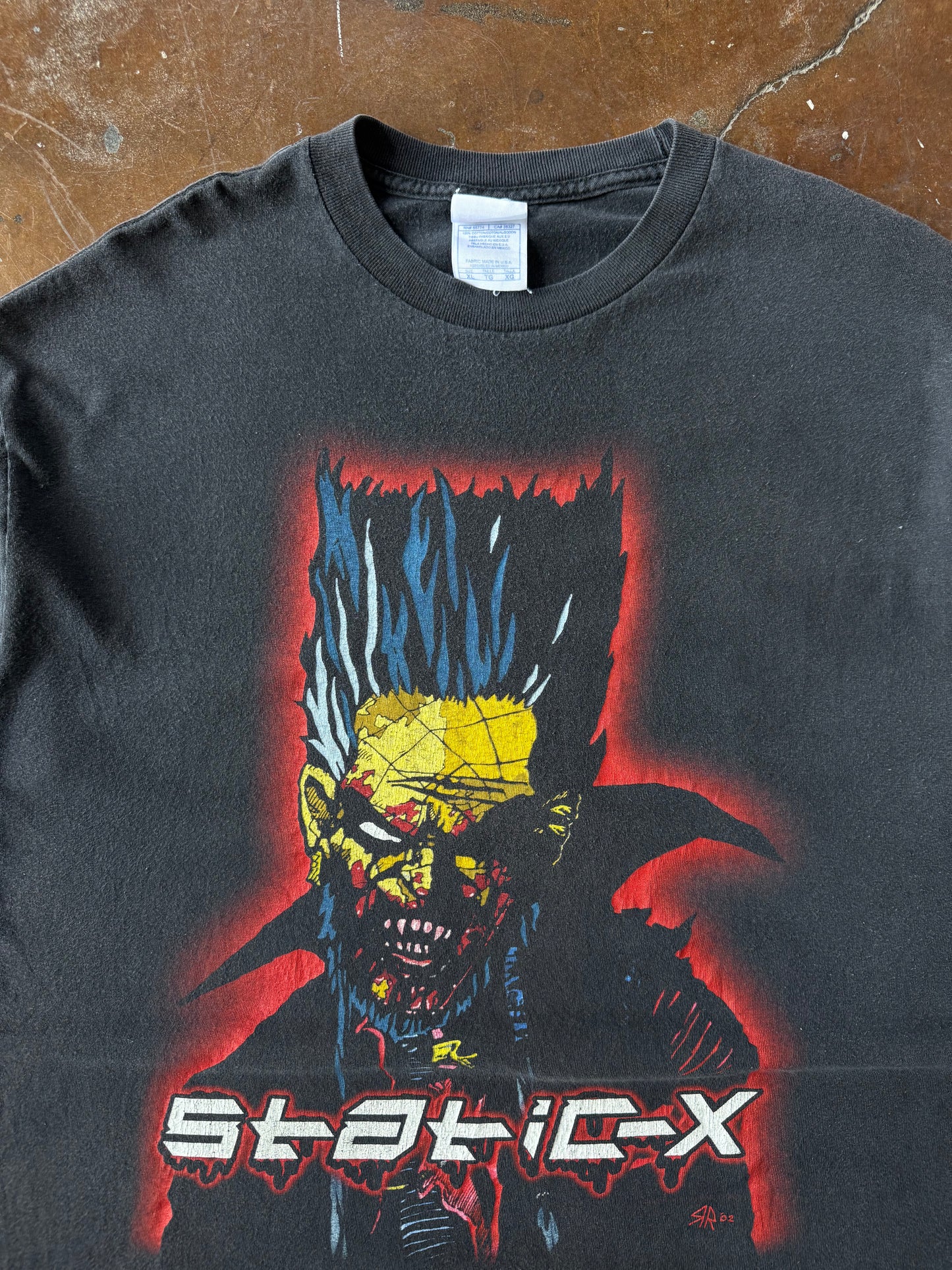 2002 Static-X "cold we're so cold" band shirt (XL)